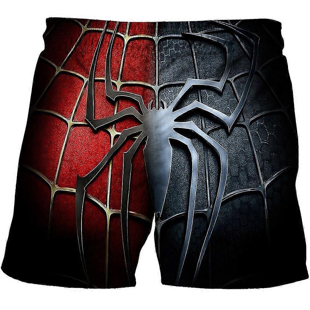 Marvel Spiderman Badshorts Barn Pojkar Badbyxor Sommar Strandsemester Pool Surfskola Badkläder
