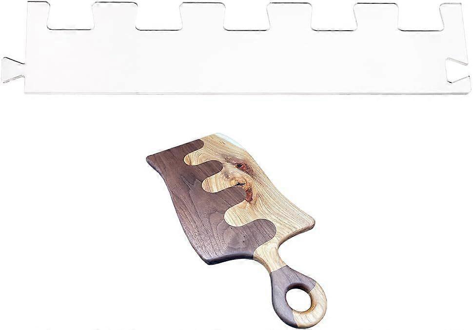 15.7x3.5 inch Acrylic Charcuterie Board Handle Template Clear Acrylic Template with Protective Film for Woodworkers and Makers