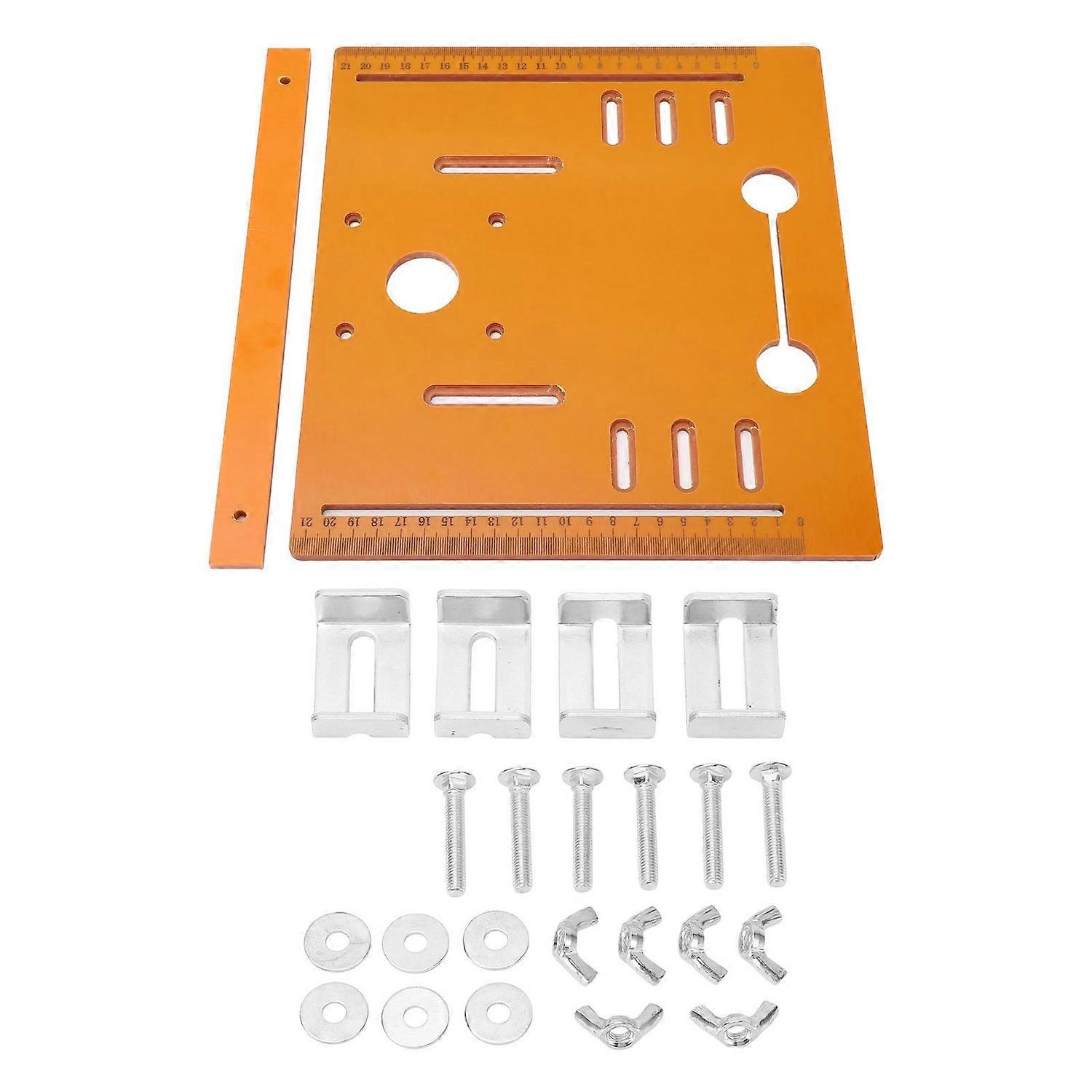 Cutting Machine Base Plate Circular Saw Guide Bottom Board Table Insert Plate for Woodworking Projec