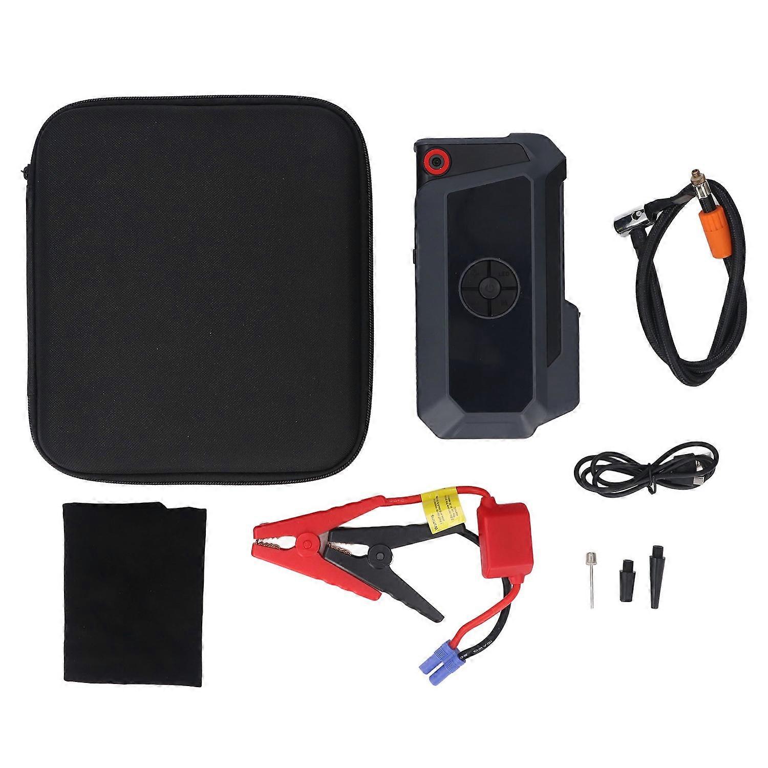 Car Emergency Power Supply Inflatable Pump Integrated Portable Jump Starter and Car Air Pump