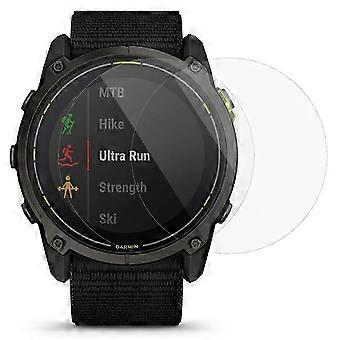 2Pcs For Garmin Enduro 3 Screen Protector Tempered Glass 2.5D HD Watch Screen Film