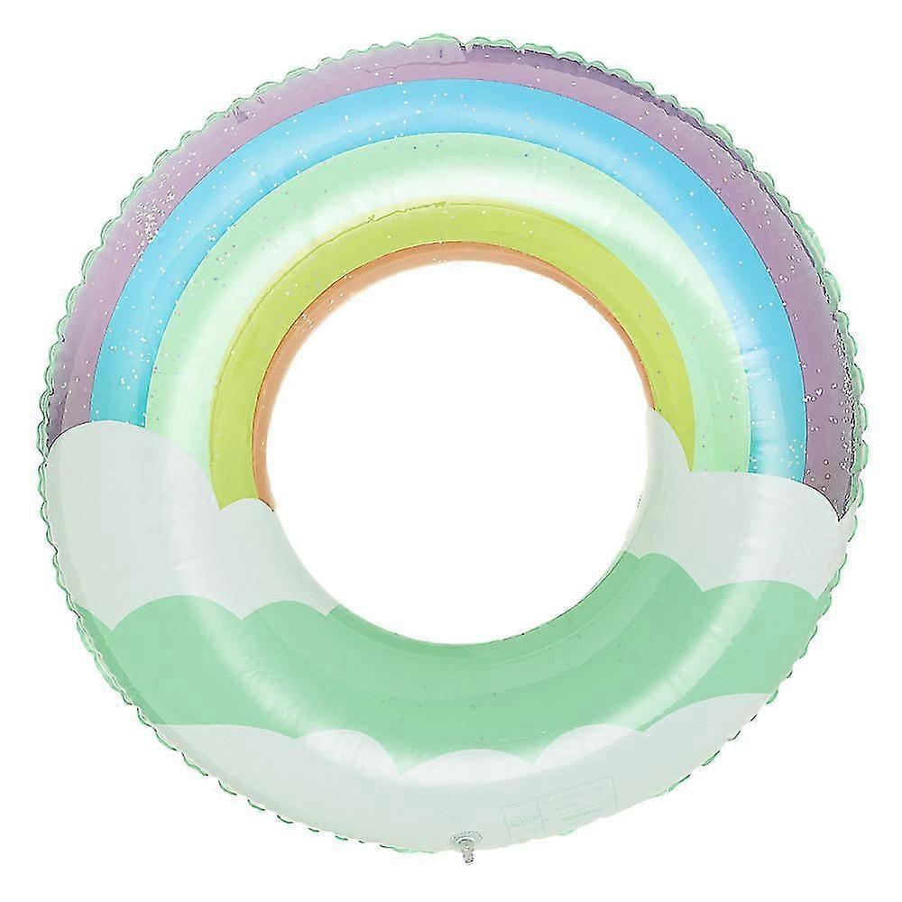 Inflatable Pool Float Fruit Swim Ring Air Chamber Water Tube Pool Raft Extra Thi Pool Toy Safty Pool Accessories For Kids/adult