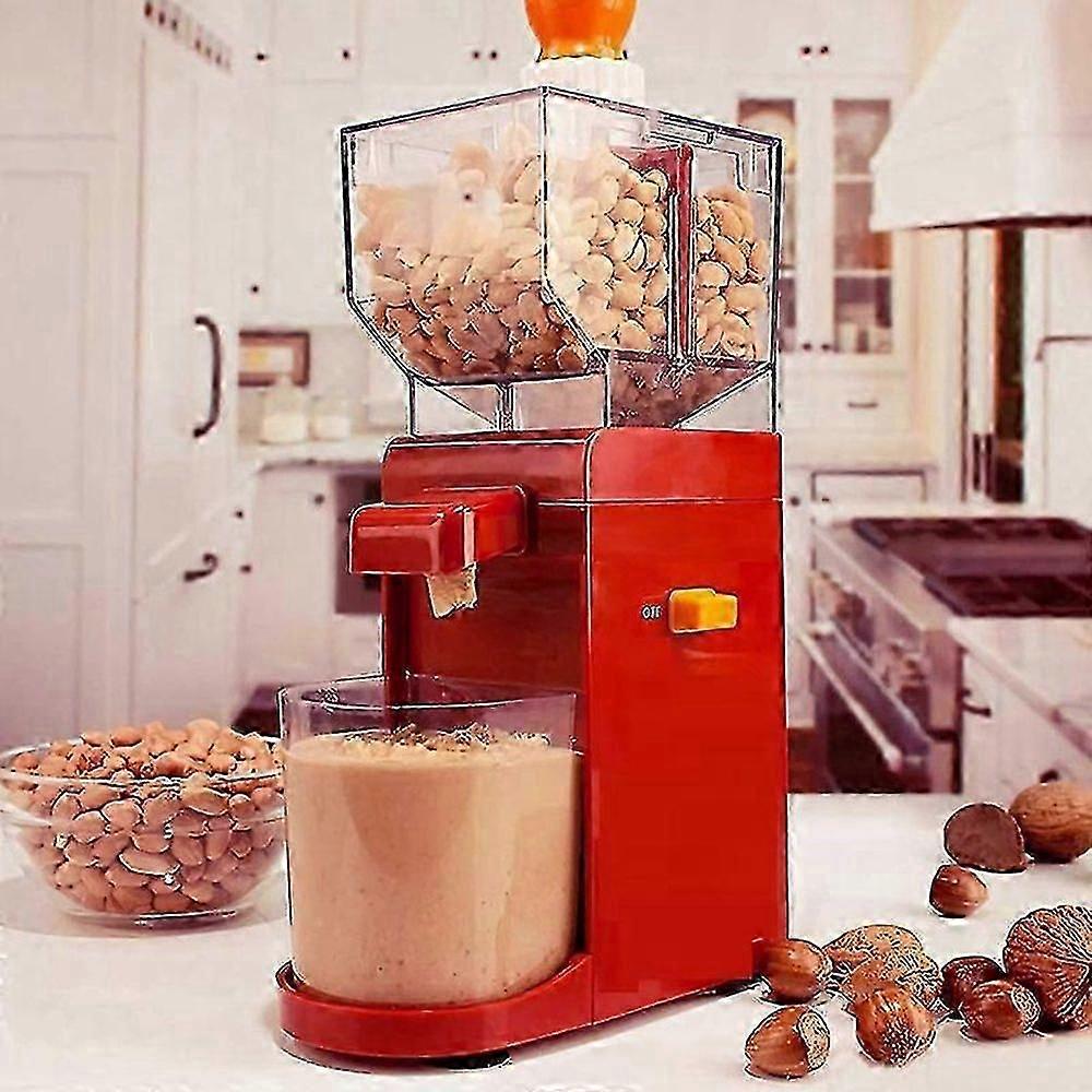 Electric Peanut Butter Maker Machine,Sesame Sauce Nut Grinder,Automatic Milling Grinding Machine,compatible with Grinding US Plug