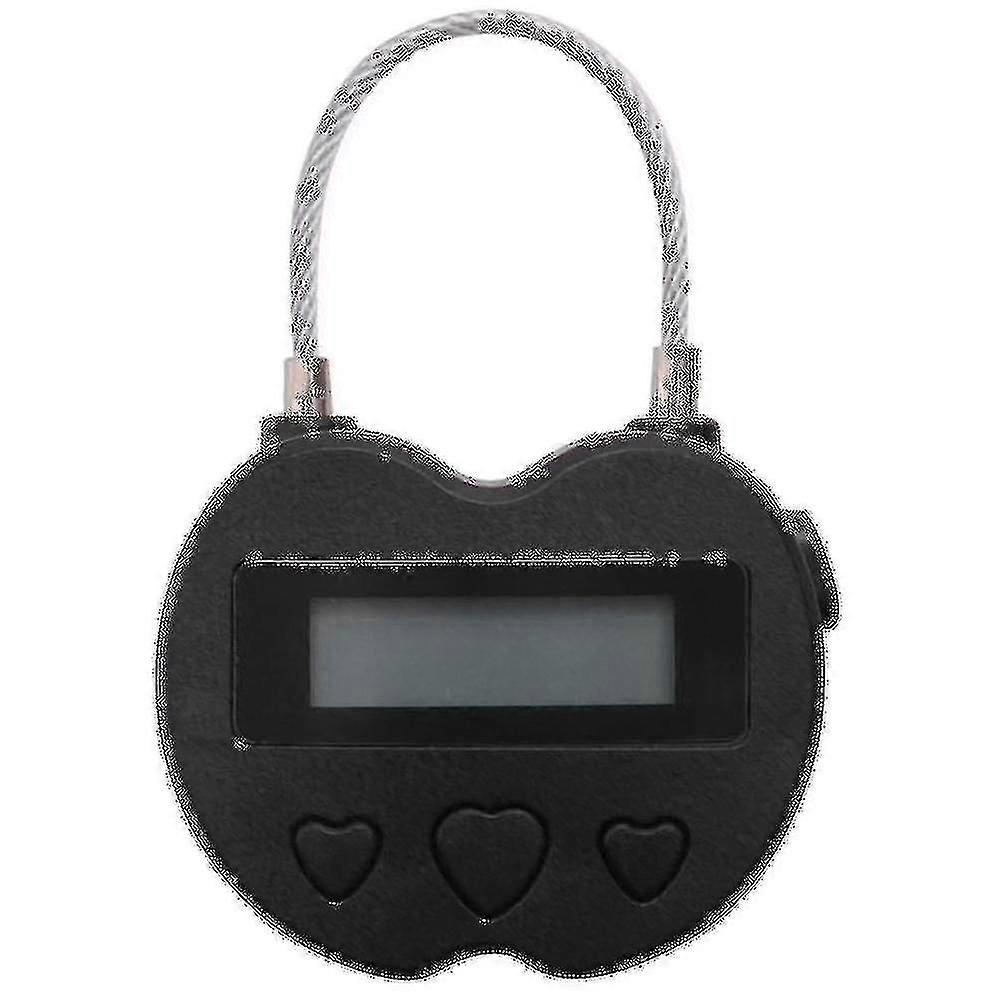 Smart Time Lock Lcd Display Time Lock Usb Rechargeable Temporary Timer Padlock Travel Electronic Ti