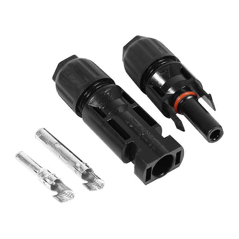 10Pcs 30A Solar PV Cable Connectors, Male/Female Waterproof Set