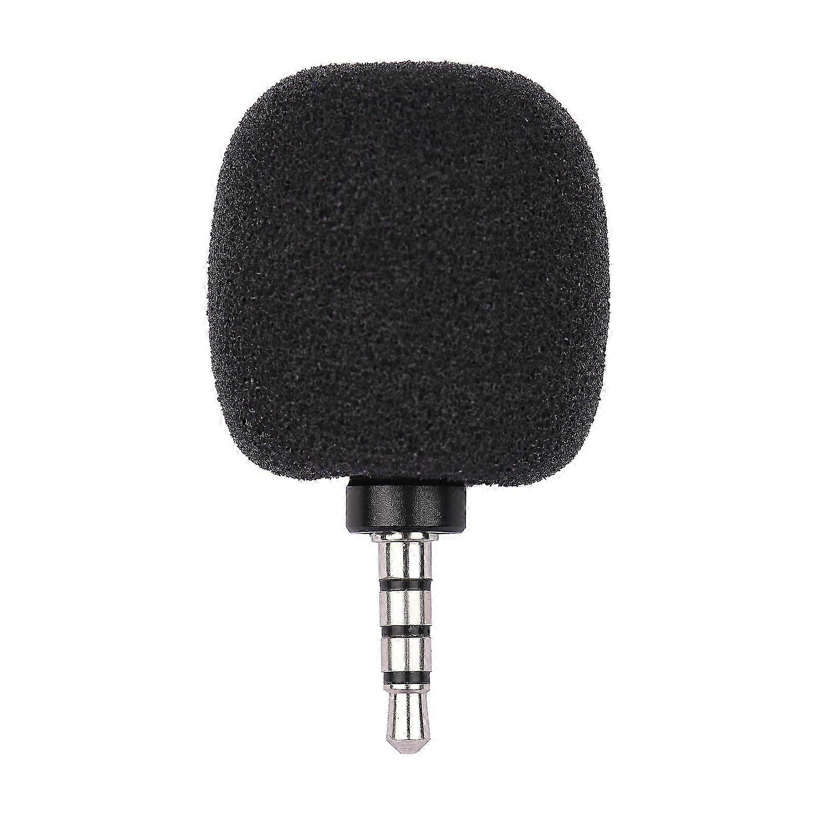 3.5mm Mobile Phone Microphone Mini Omni-directional Mic Recording Microphone Plug And Play For Smartphone Video Recording Live Streaming