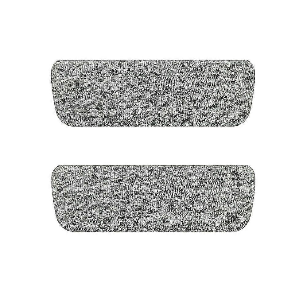 pcs Gray 42*14cm Microfiber Flat Mop Replacement Cloth, Water Spray Mop Replacement Cloth