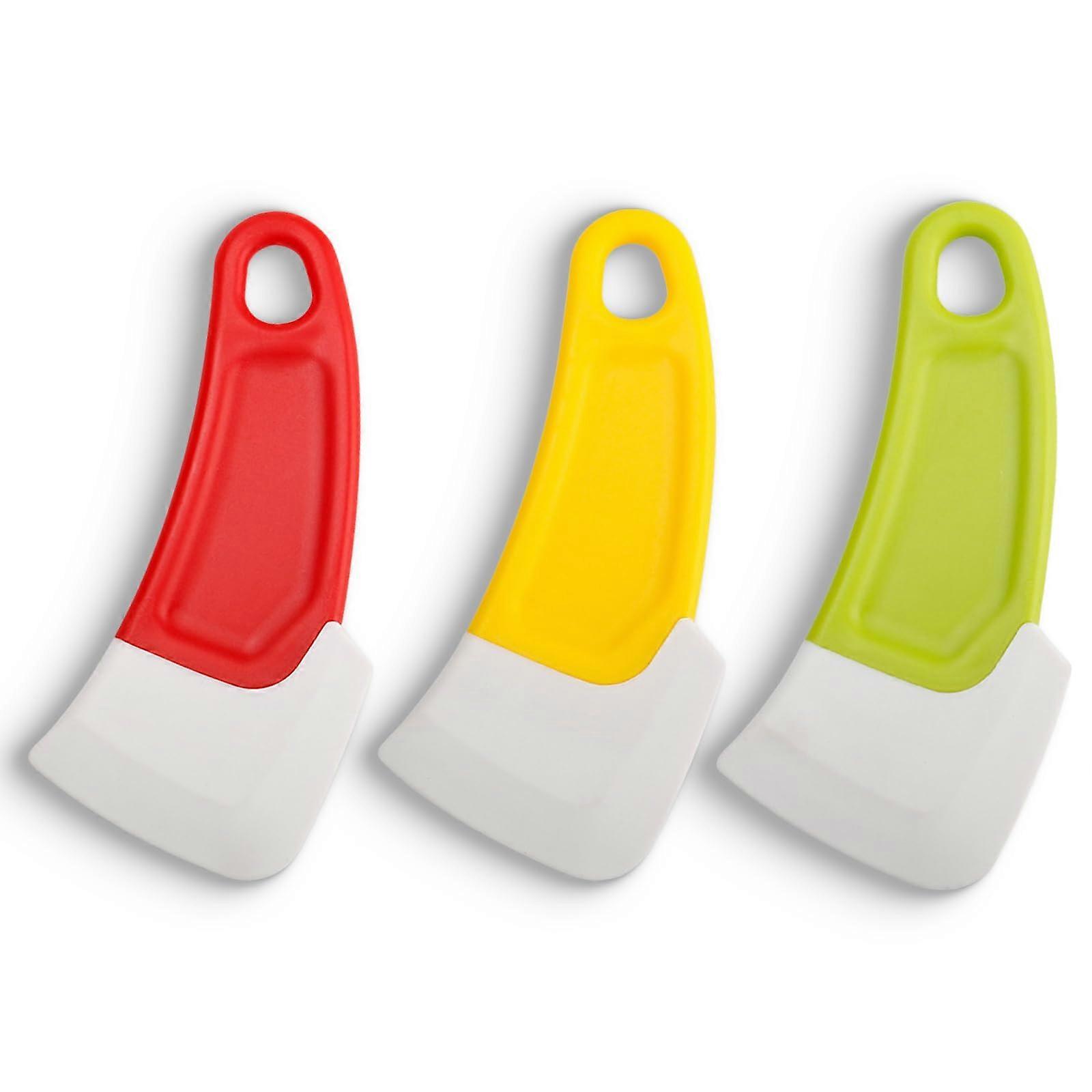 Silicone Kitchen Scraper Set 3-Piece Non-Scratch Utensils