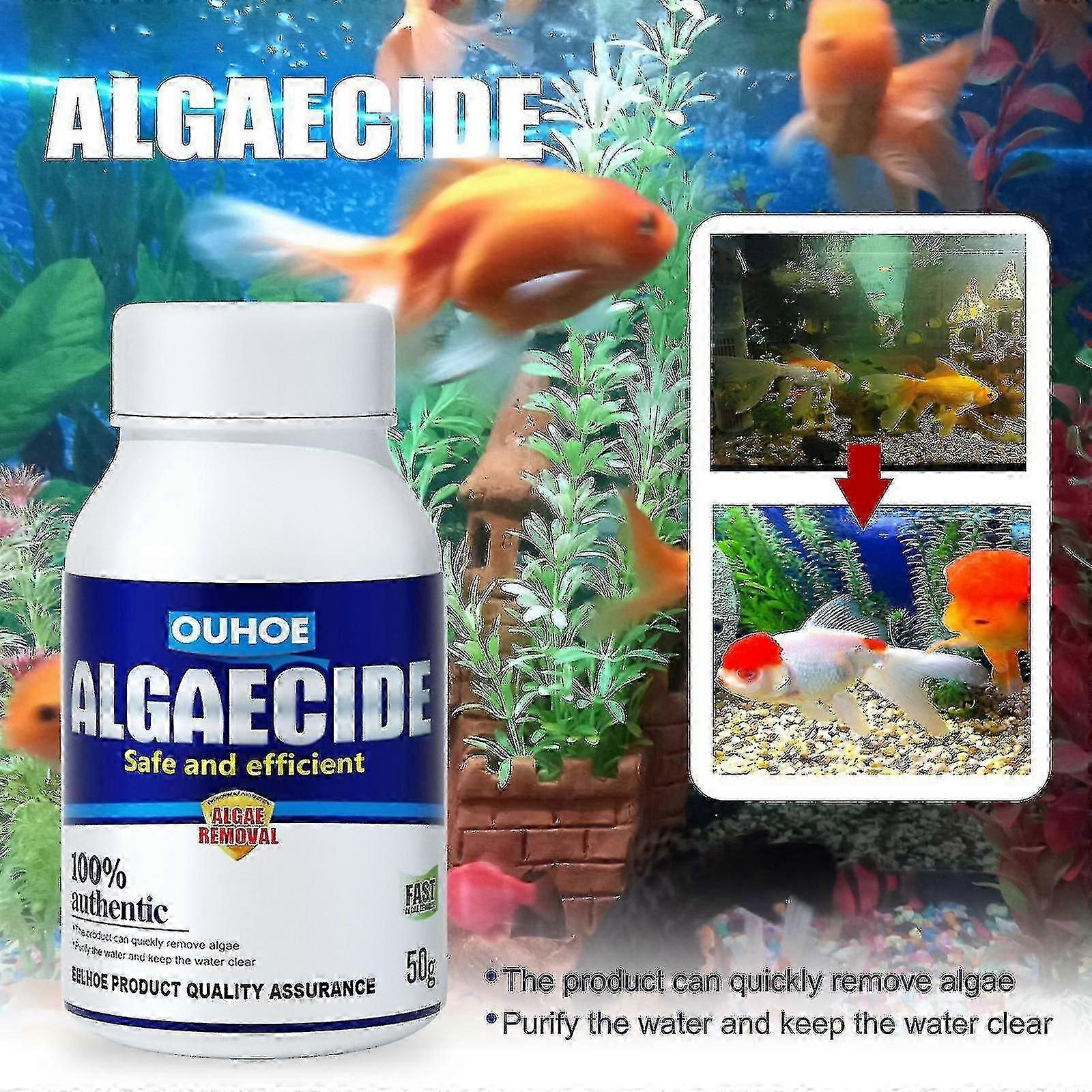 OUHOE algaecide algae removal aquarium algae removal agent fish tank algae removal agent remove gr
