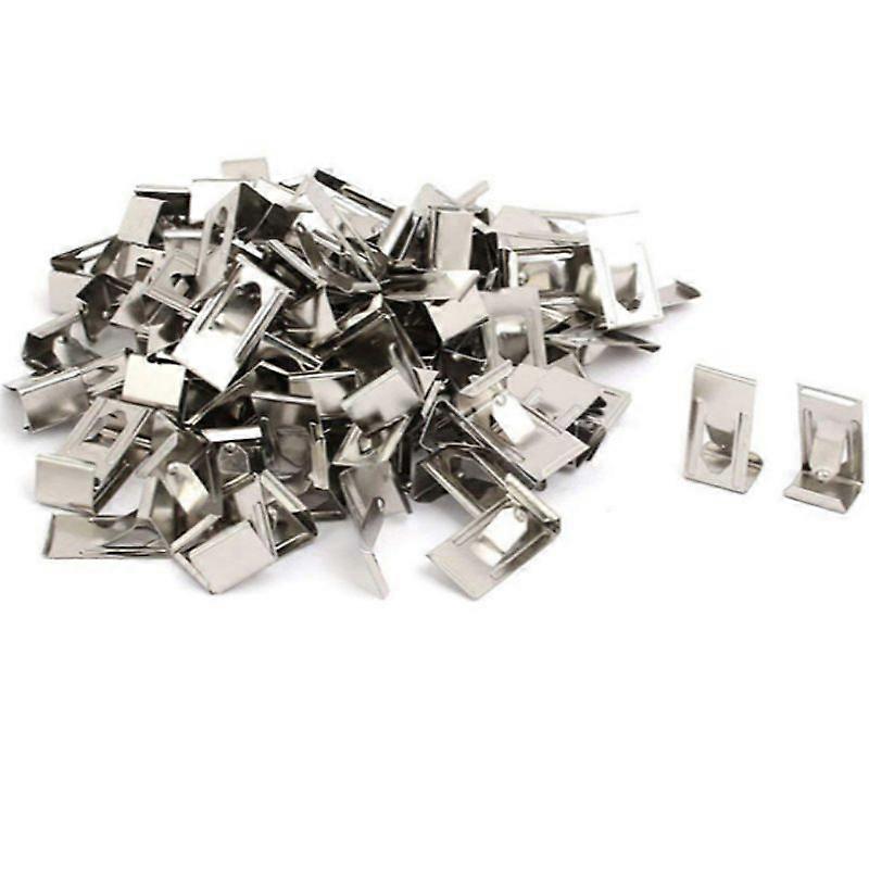 60 Pieces Photo Picture Frame Metal Spring Tower Clip Hanger Table Hanging Tool Silver Tone 3D Printer Galss Bed Clips Holder Hooks Hardware Accessori