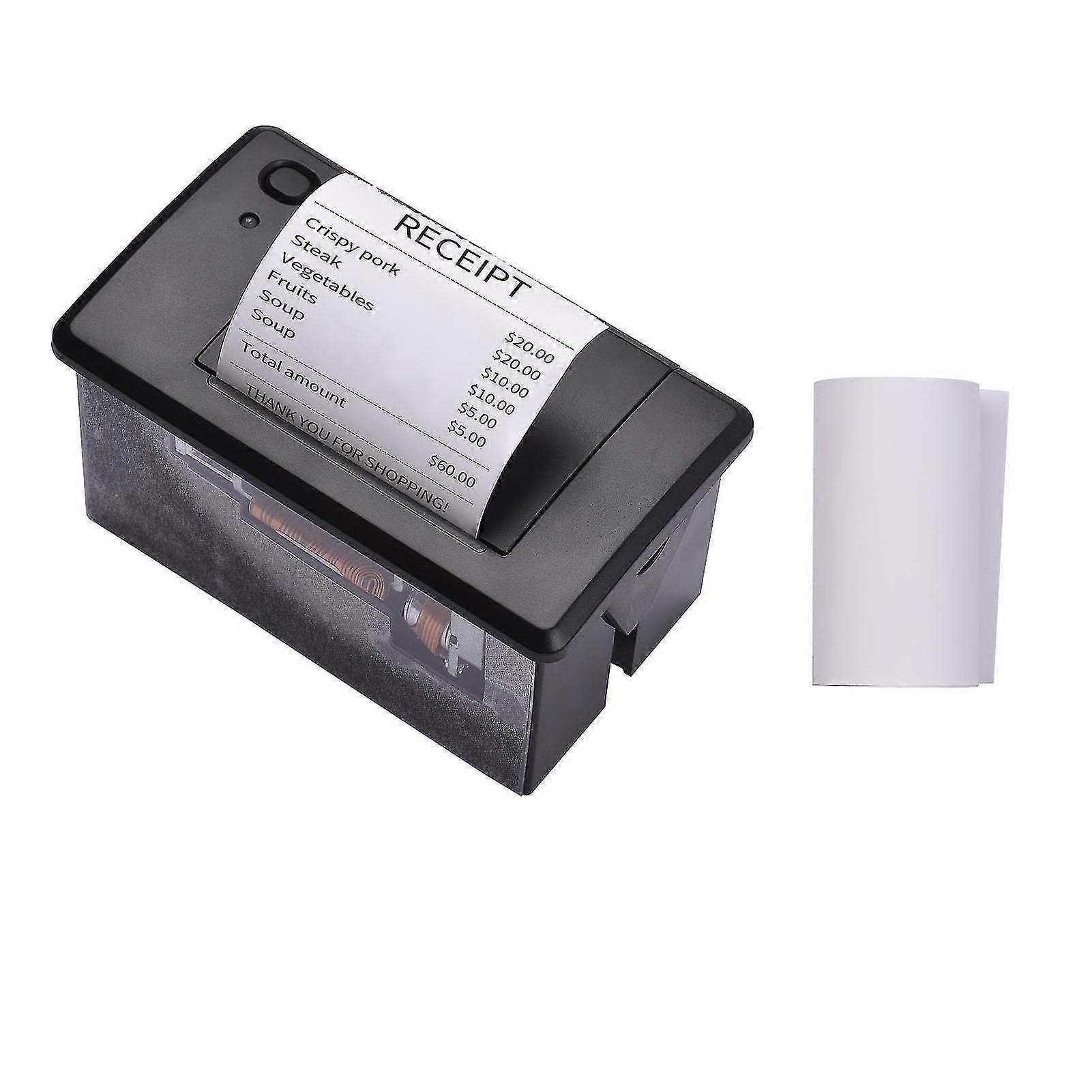 Aiebcy Embedded Thermal Receipt Printer 58MM Mini Module, Low Noise with USB/RS232/TTL Interface