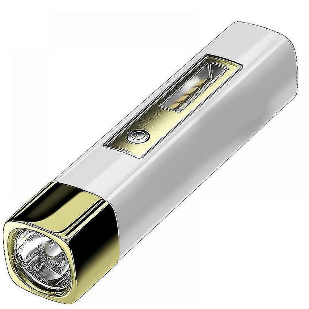190000 K Strong Light Flashlight Rechargeable Power Bank Floodlight Focusing Long-range Shooting Outdoor
