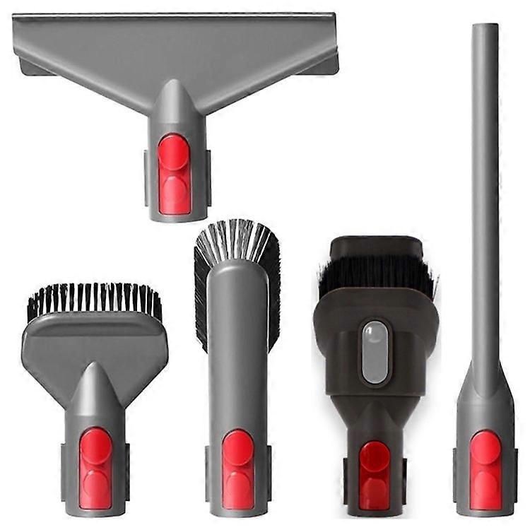 Compatible For Dyson V15 / V12 / V11 / V10 / V8 / V7 5Pcs / Set Vacuum Cleaner Brushes Mattress Suction Head Accessories
