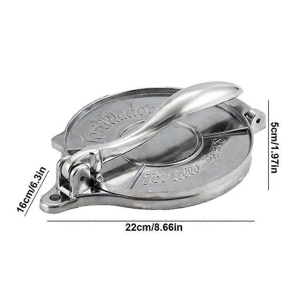 DIY Tortilla Press Maker Aluminium Alloy Manual Corn Tortilla Machine Baking Tool Thin Pancake Maker