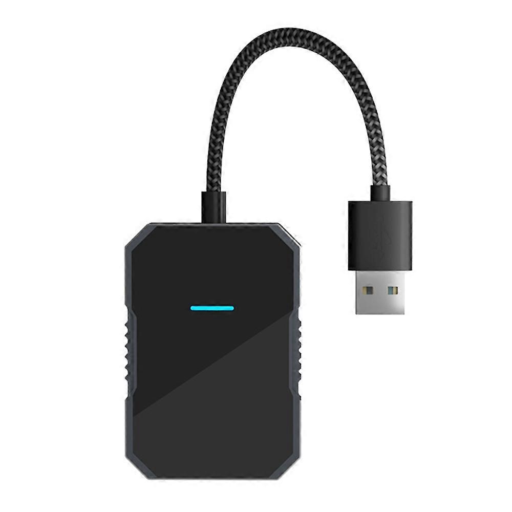 PL7 USB Wired to Wireless CarPlay Adapter Box Quad-Core A53 Processor Bluetooth 5.0/WiFi 5.8