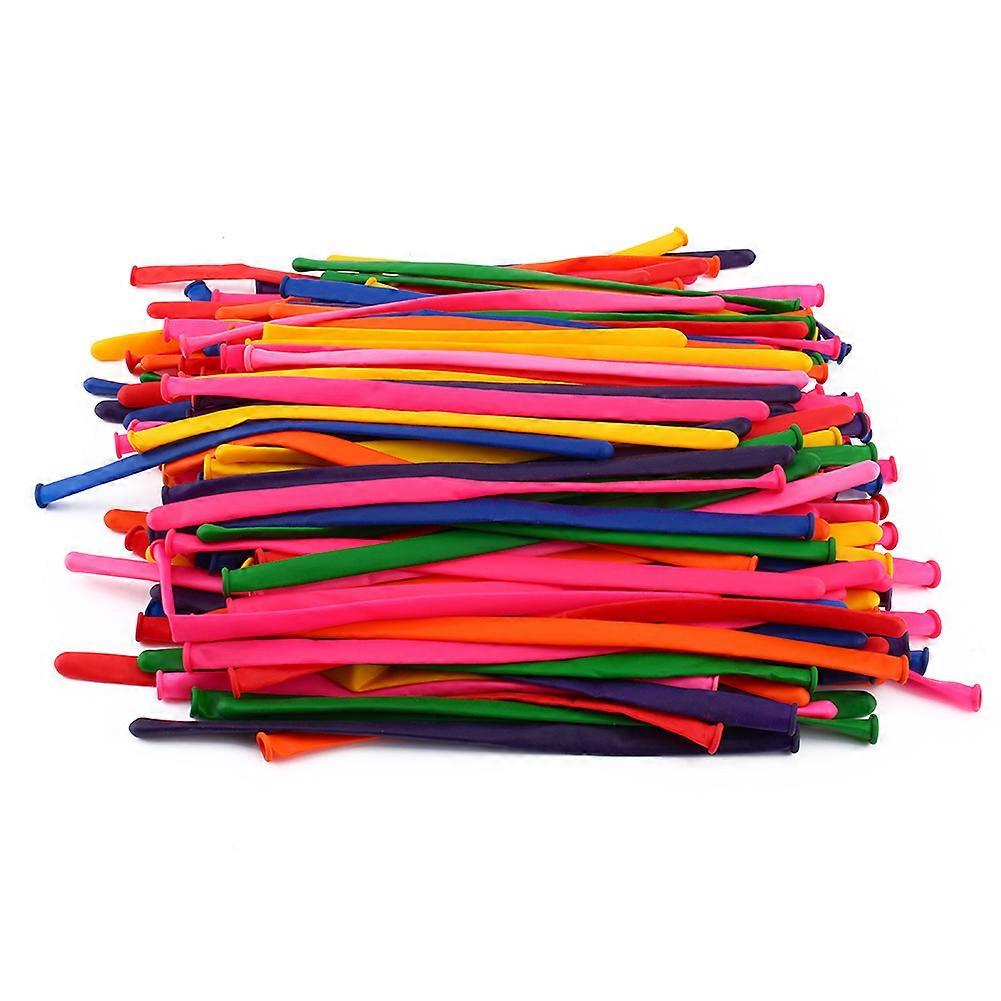 200pcs Magic DIY Long Twist Latex Ballons binden machen Dekor gemischte Mischfarbe