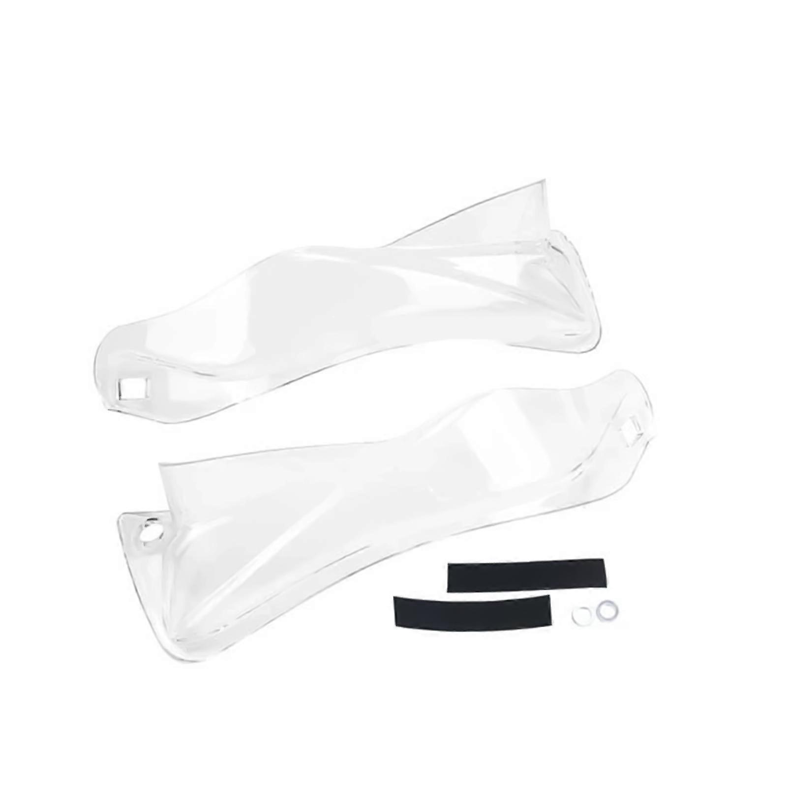 1 Pair Motorcycle Handle Protector Windshield Handguard Shield Modification Accessories Hand Guard for 2019-  Clear