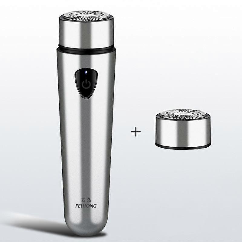Electric Shaver Portable Mini Razor Shaving Waterproof Washable Beard Trimmer Trimer Cutter Spare Beard Cutter Head and Storage Bag Are Optional