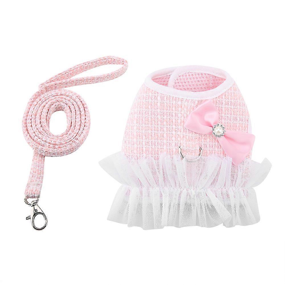Breathable Comfortable Pet Chest Strap Vest for Cats and Dogs, Adjustable Size, Soft Fabric, Lightweight Design