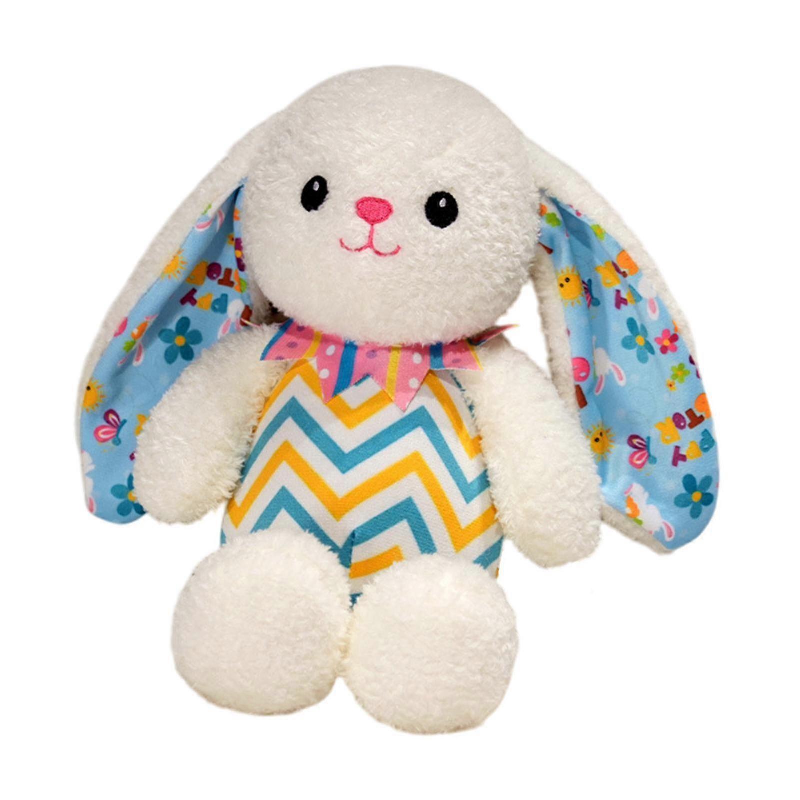 Cute Plush Rabbit Plush Bunny Ornament, Long Ear Rabbit Plush Toy Easter Bunny