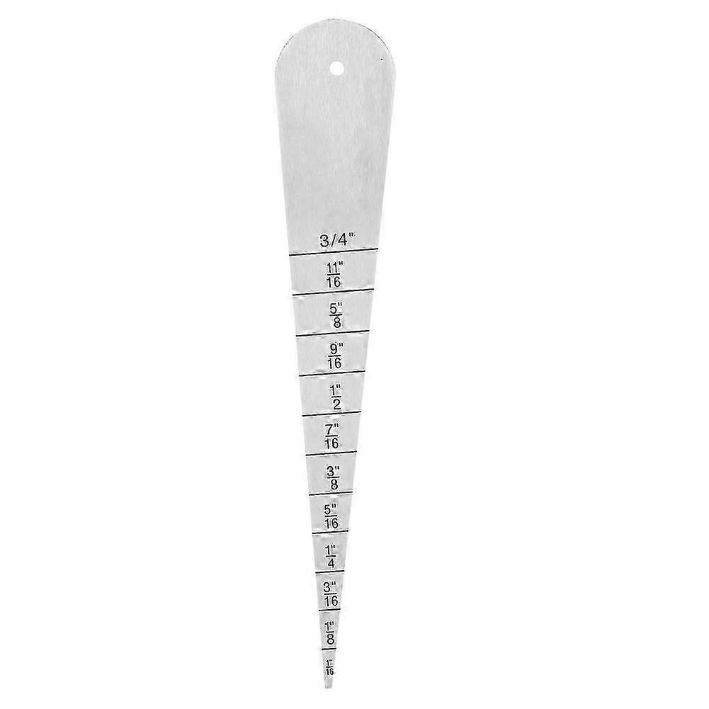 Edelstahl-Spaltlehre, Fühlerlineal, 1/16-3-4 Flanschlineal, Innendurchmesserlehre, 2-20 mm