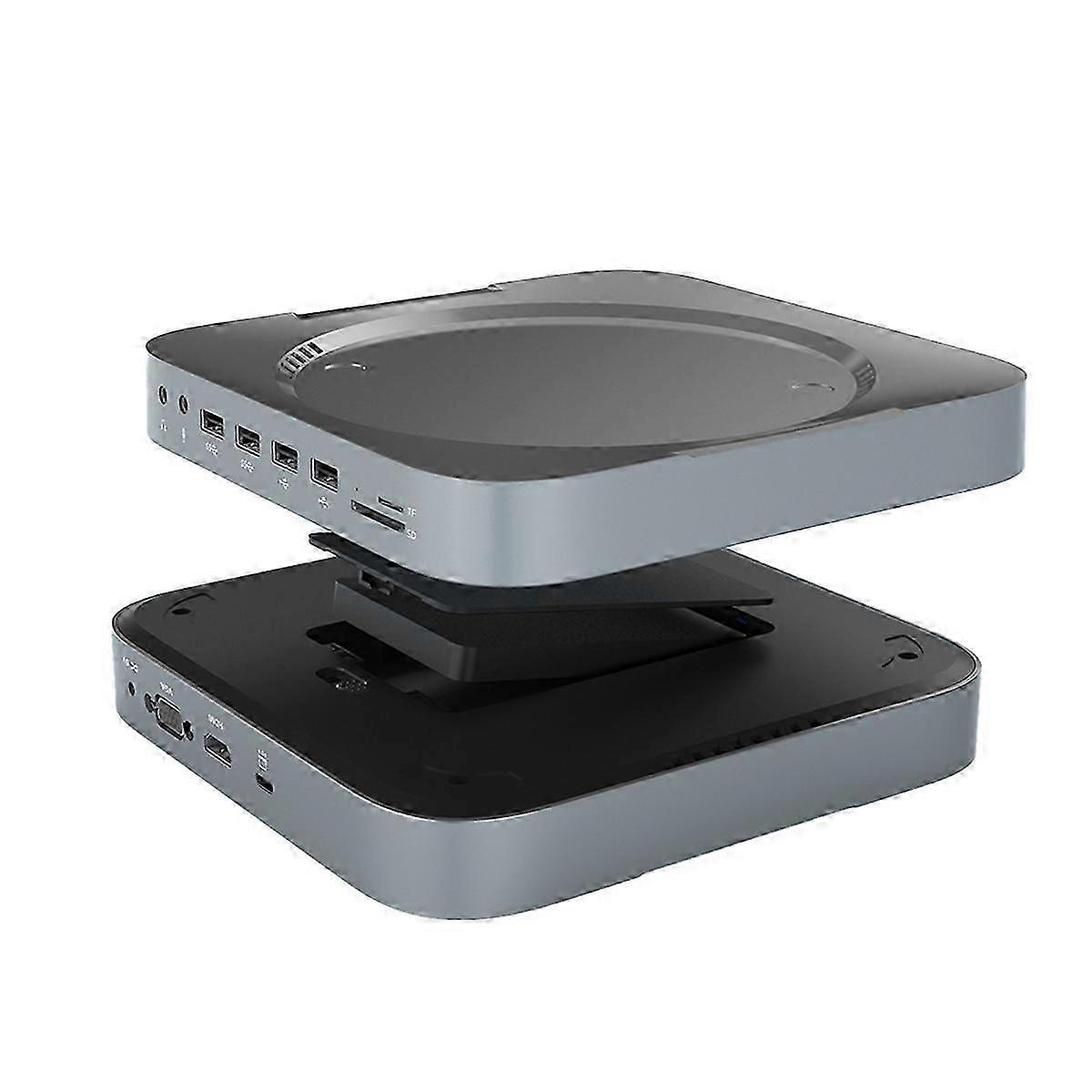 12 in 1 Hub SSD USB C Dock HD Hard Drive Docking Station with HDD Box Laptop Accessories for Mini