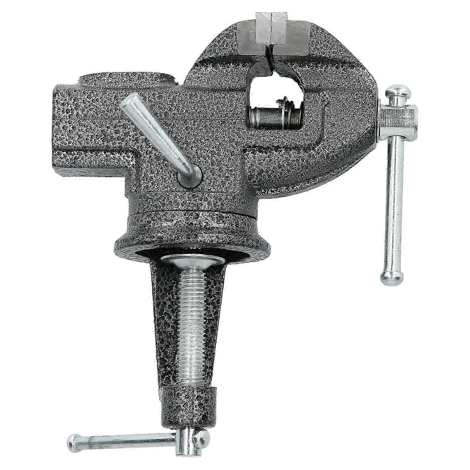 Mesa pequena Vise Bench Clamp 360 graus girando Vice com bigorna de ferro fundido Hobby Tool