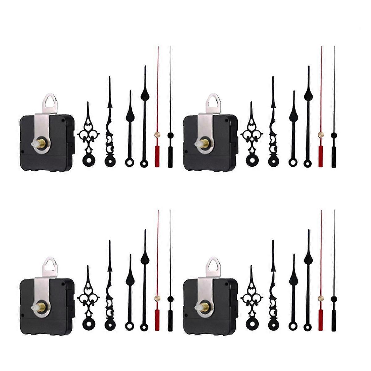 4PCS DIY Silent Movement Mechanism Spindle Hands Kit Repair Tool