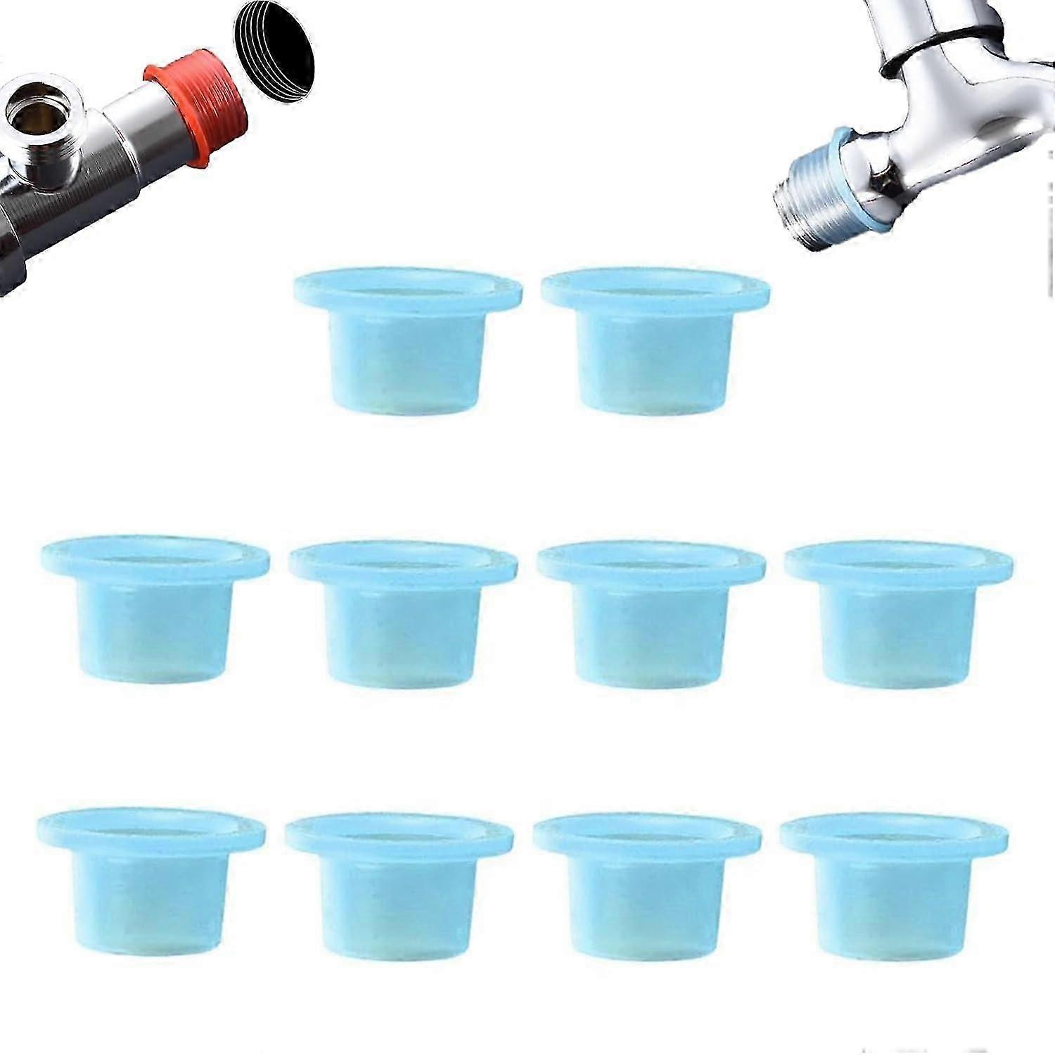 Faucet Leak-Proof Sealing Gasket, Faucet Silicone Gasket, Faucet Leak-Proof Silicone Sealing Gasket, Leak-Proof Silicone Plug for Faucet Triangle Valv