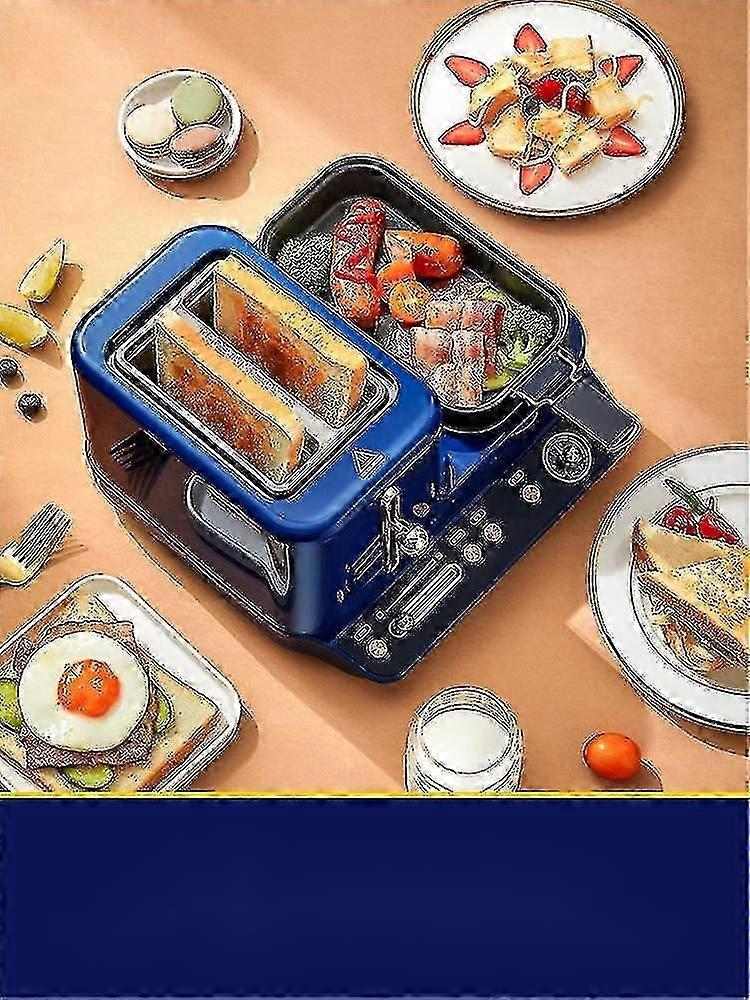 Baking Machine Small Breakfast Machine Multifunctional Automatic Toast Driver Toaster Bread Machine* @bugu