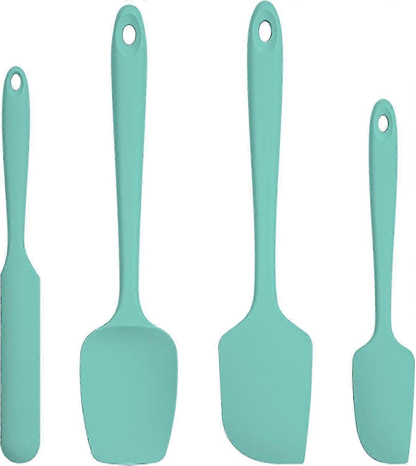 Silicone Spatula Set of 4: Kitchen Spatula Heat Resistant up to 315, Non-Stick Flexible Food Spatul