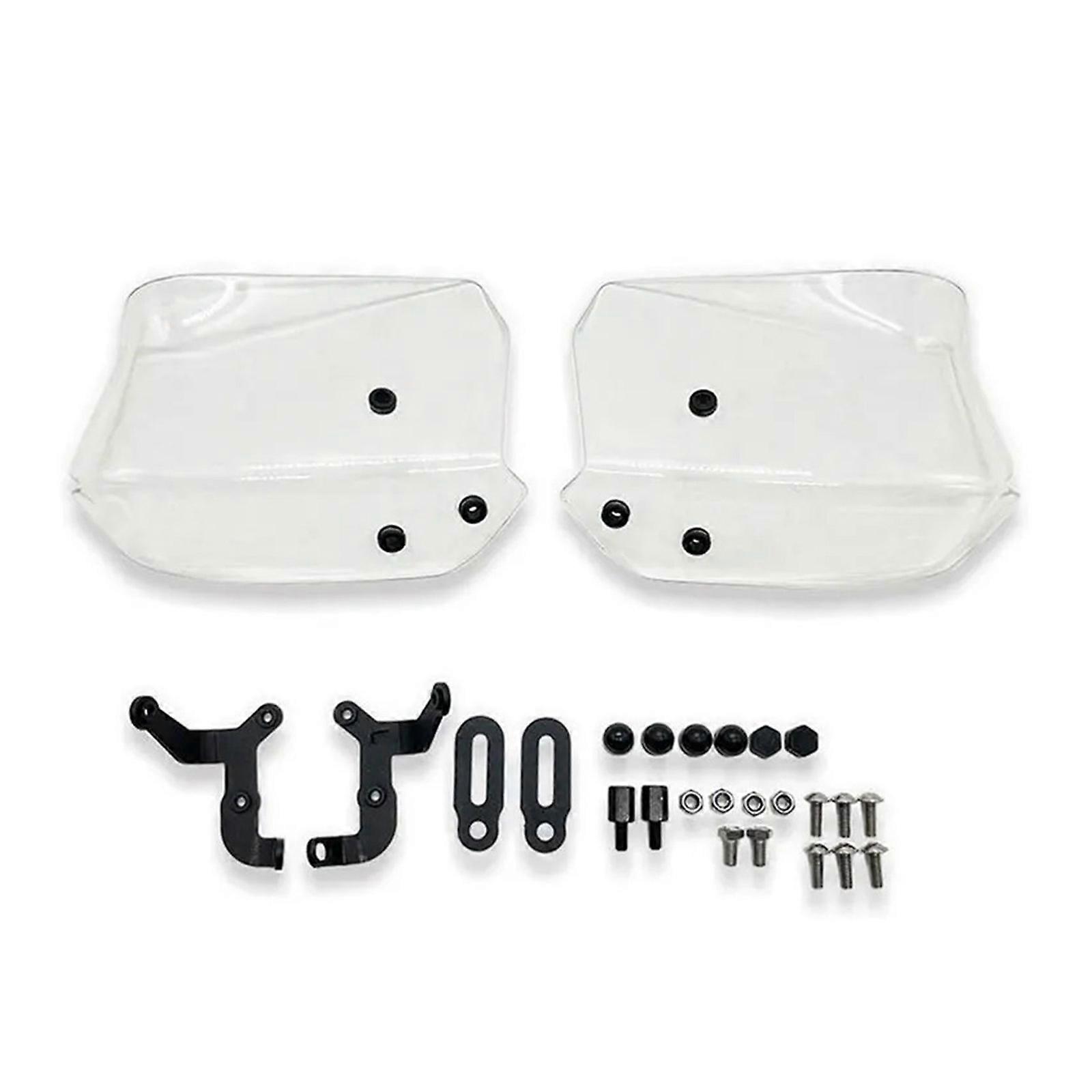 Motorcycle Windshield Protector Adjustable Hand Guard Designs Plastic Wind Deflector Shield Simple Installs for FORZA350  Transparent color