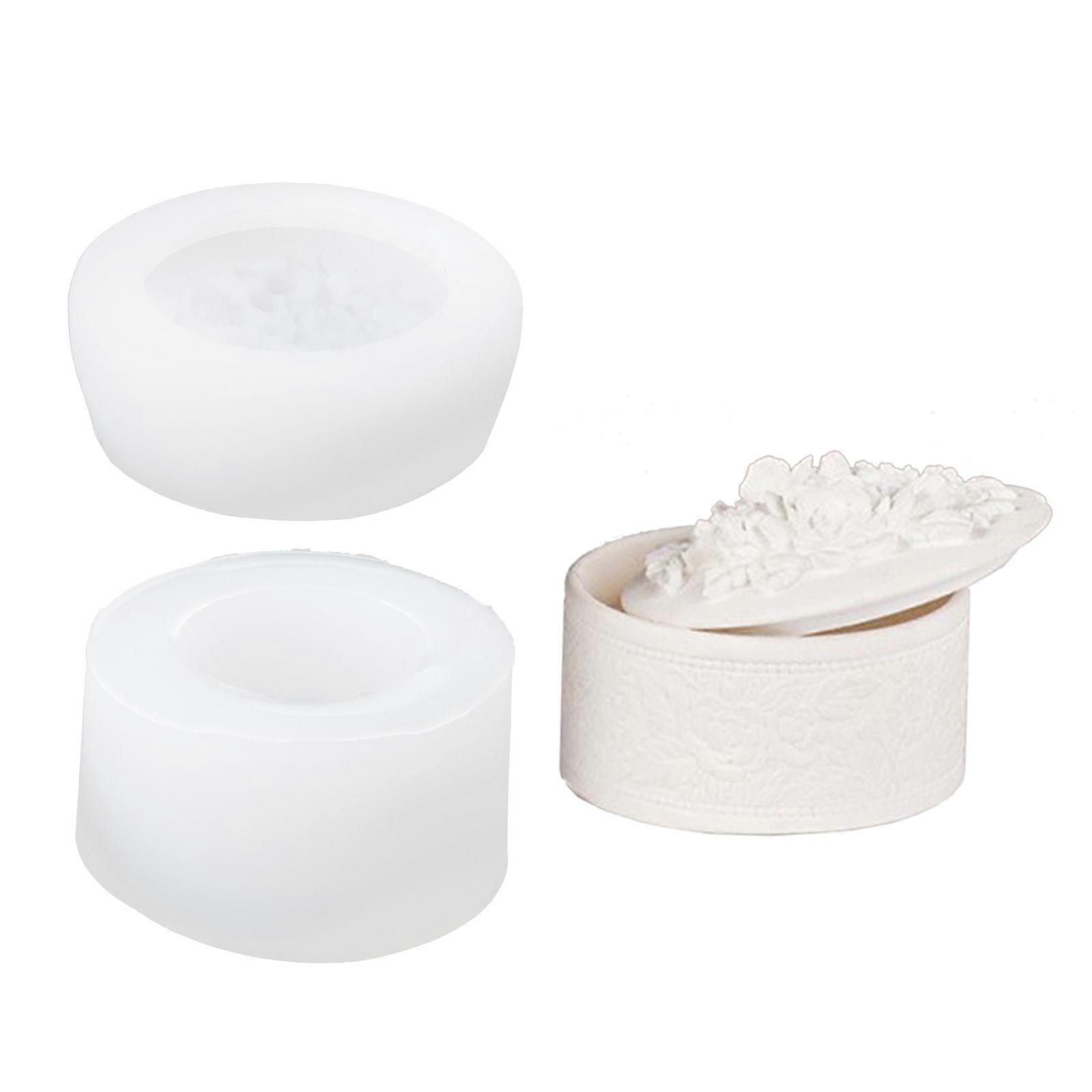 Moule de rangement en résine époxy pour fleurs et roses, pour décoration de bougies, aromathérapie, fait à la main