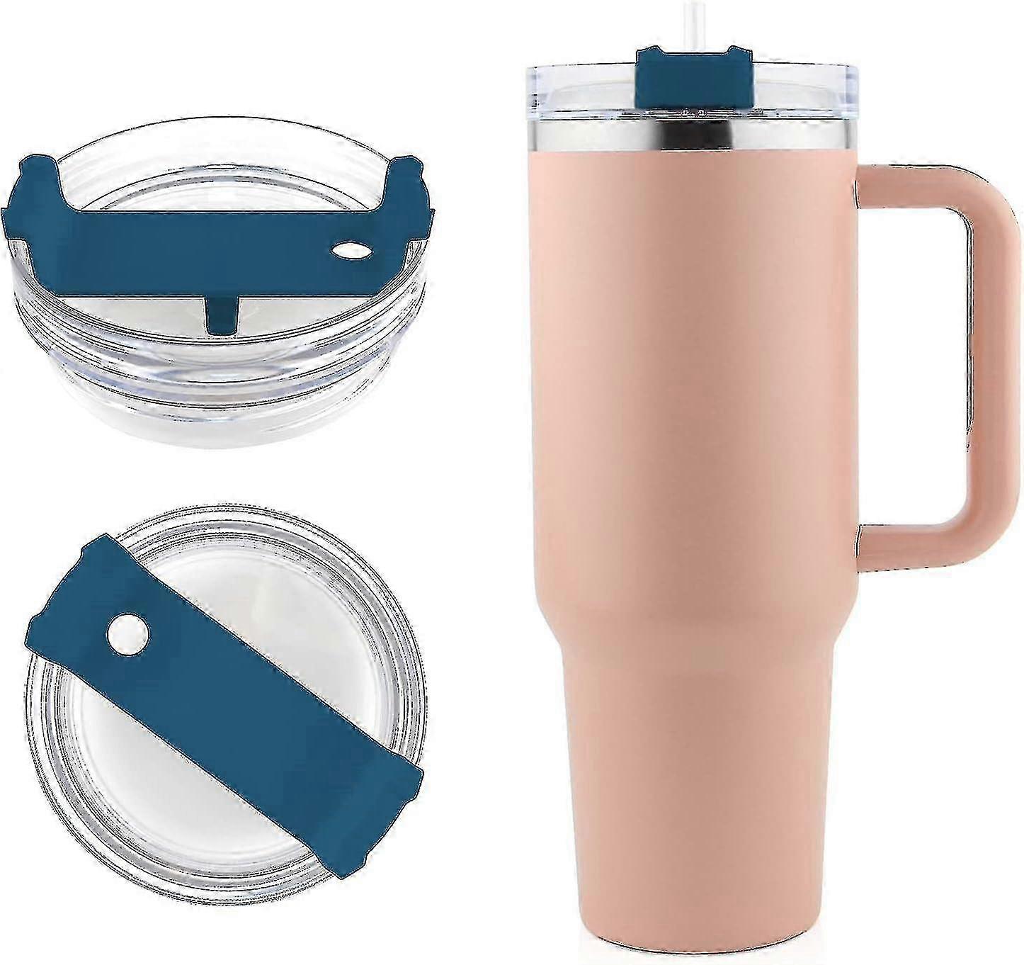 2szt 40 uncji Tumbler Pokrywa kompatybilny Stanley, odporny na zalanie odporny na zachlapanie pokrowce na kubki do Stanley i więcej kubków do kawy