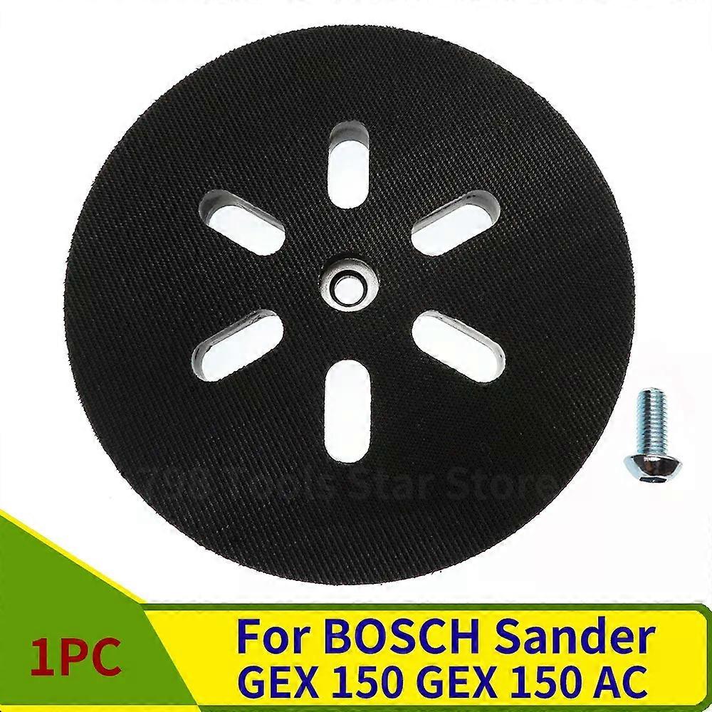 Gaibosi 1PC 6 Inch 6 Hole Hook & Loop Sanding Pad Backing Plate for BOSCH Sander GEX 150 GEX 150 AC GEX 150 Turbo Grinding Machine