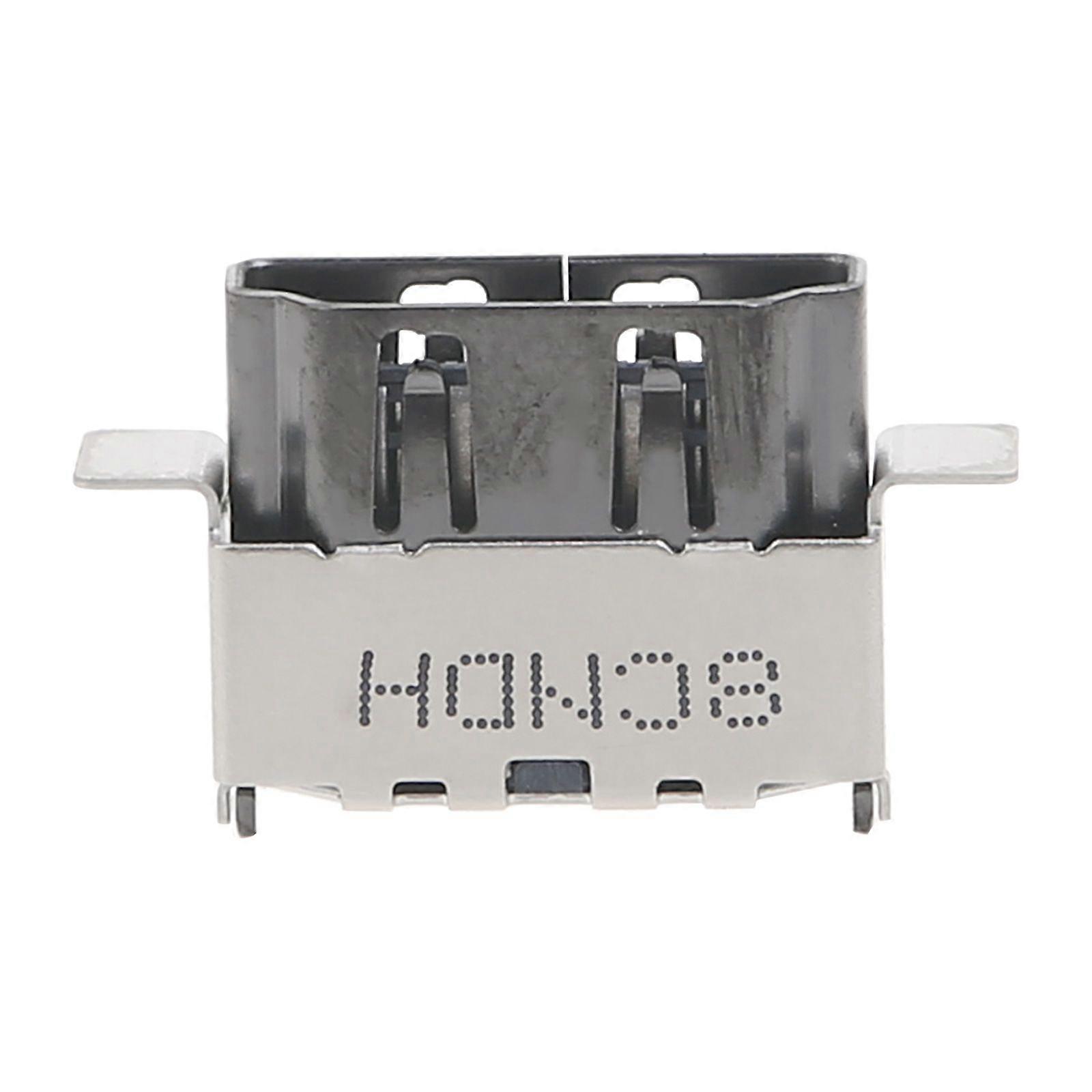HDMI-compatible Port Interface Connector Metal Video Interface Connector Socket Replacement Repair Parts for XB One X
