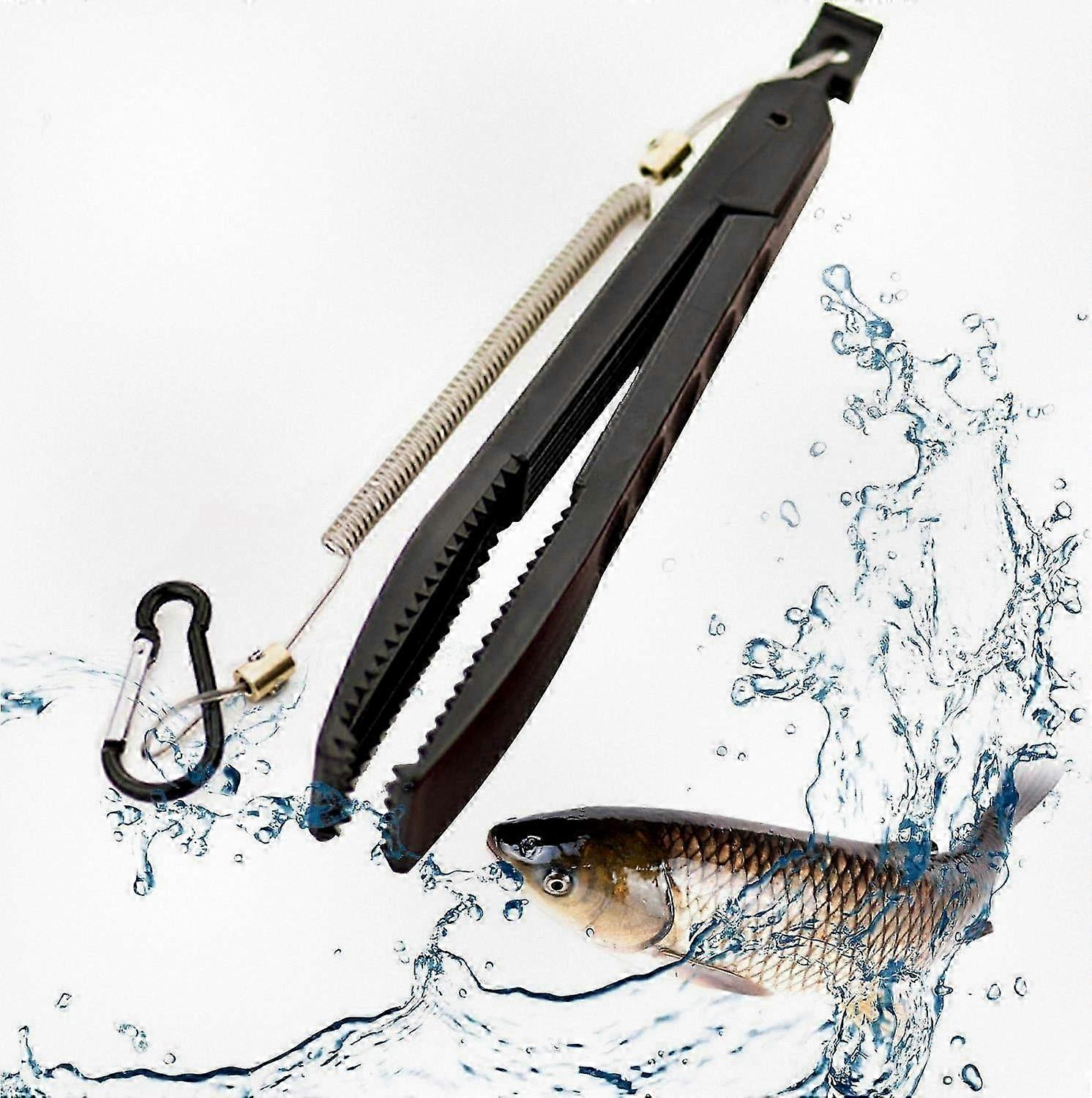 Fish Handling Tool with Rope - Safe Catfish Gripper for Easy Catch Control