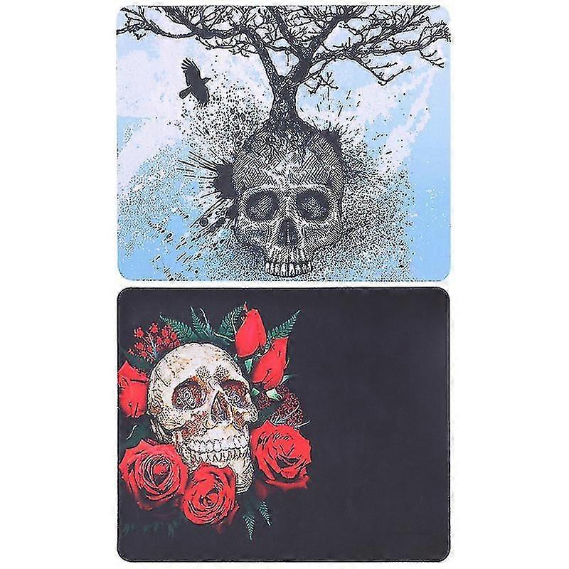 2pcs Nonslip Desk Mouse Pad