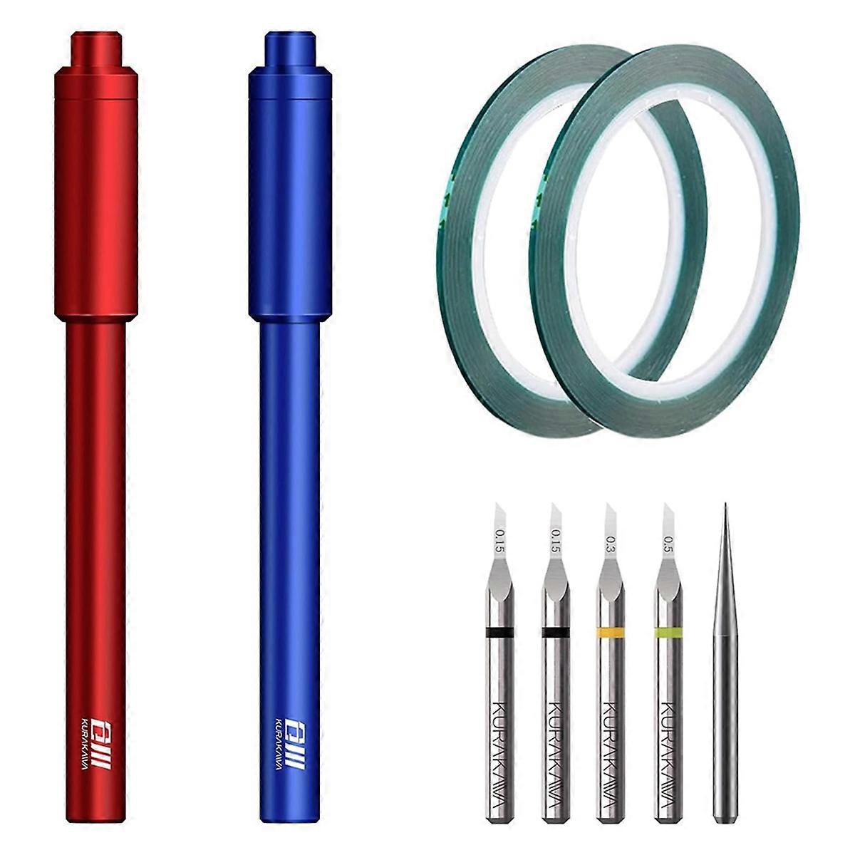 Model Scribing Tool Set, Precision Scribing Blades, Tungsten Carbide Scribing Needle, Scribing Tape, Engraving Tools