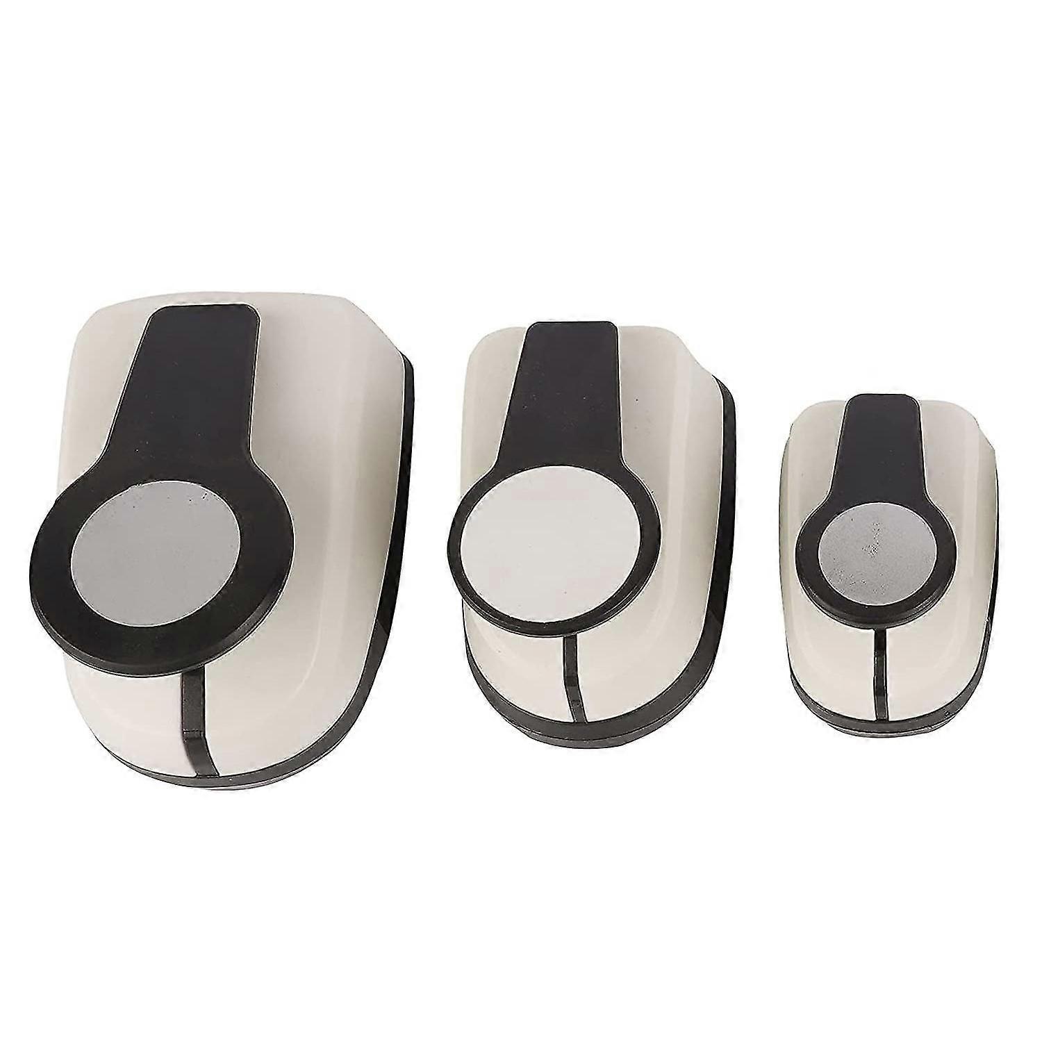 3Pcs poinçons-perforateur de trou simple, formes de perforation, perforateur pour l’artisanat 9/16 / 25mm poinçon ensemble