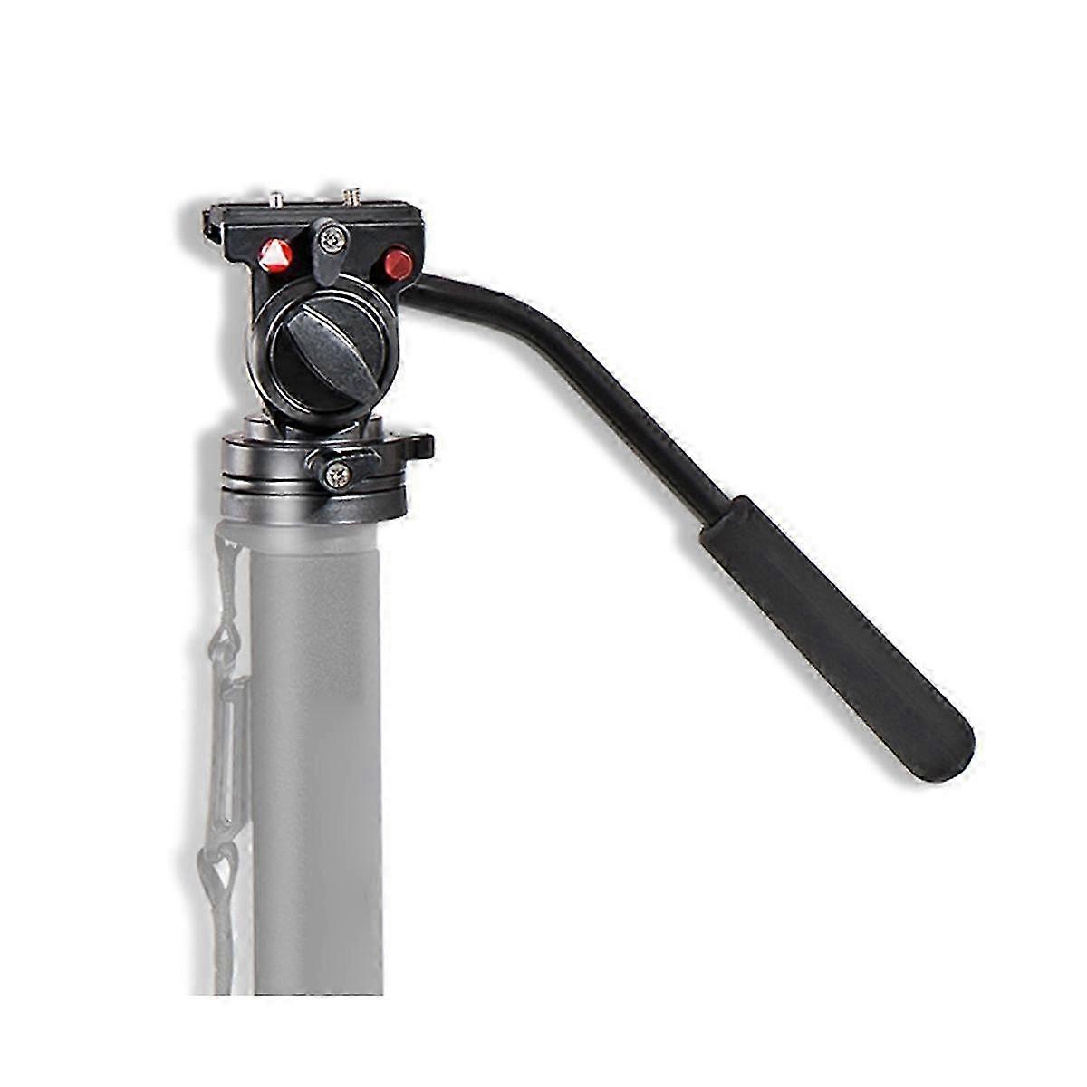 -6750 Aluminum Camera Tripod Head Fluid Video Tripod Head for &Other DSLR Cameras with 1/4In 3/8In
