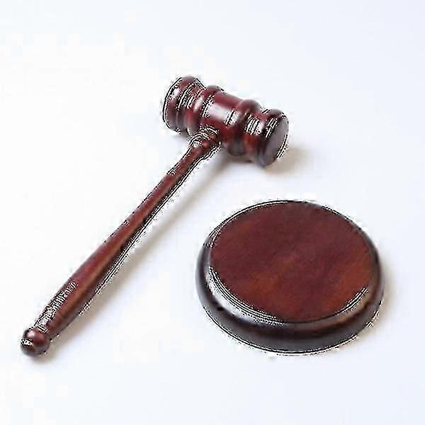 2024,1 Pcs Attorney Decorative Hammer Judge Hammer Wooden Multitool Small Hammer
