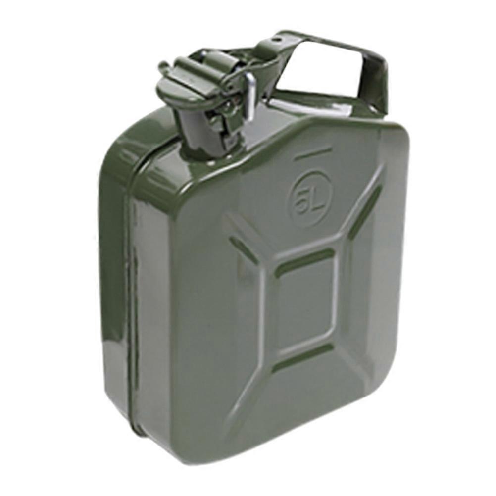 Metal Gas Can with Strong Seal - 5/10L Capacity, Portable, Easy Pour, Rust-Resistant