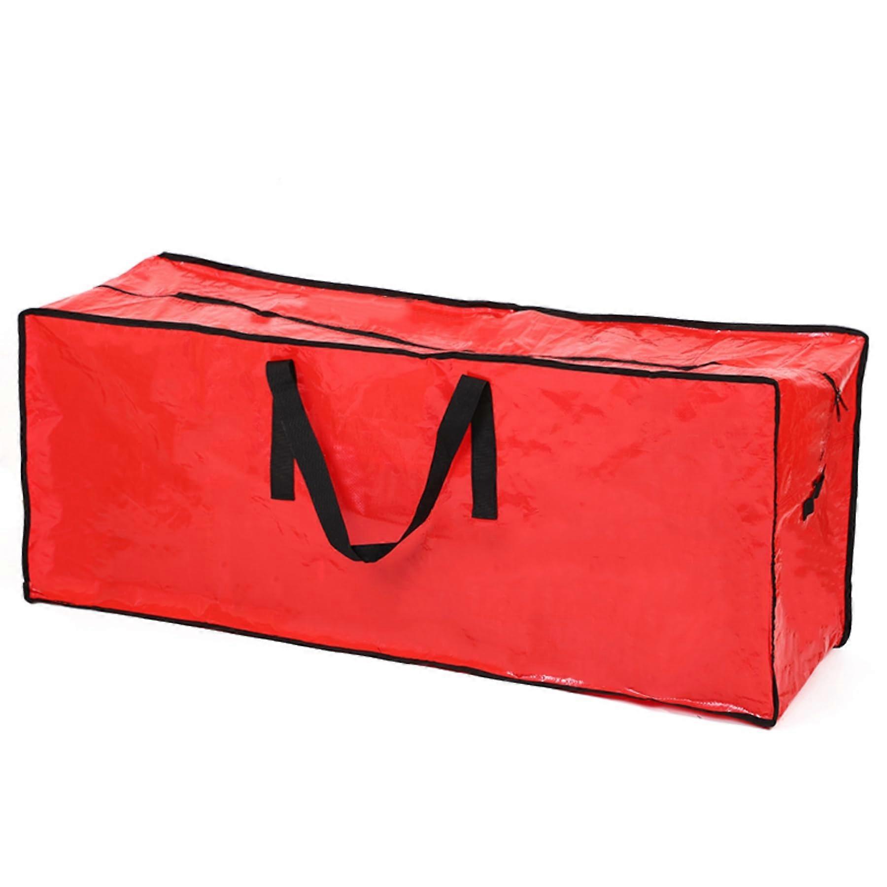 Christmas Tree Storage Bag for 9 Ft Artificial Trees, 65"x30"x15", Waterproof with Dual Zipper and Reinforced Handles, Red