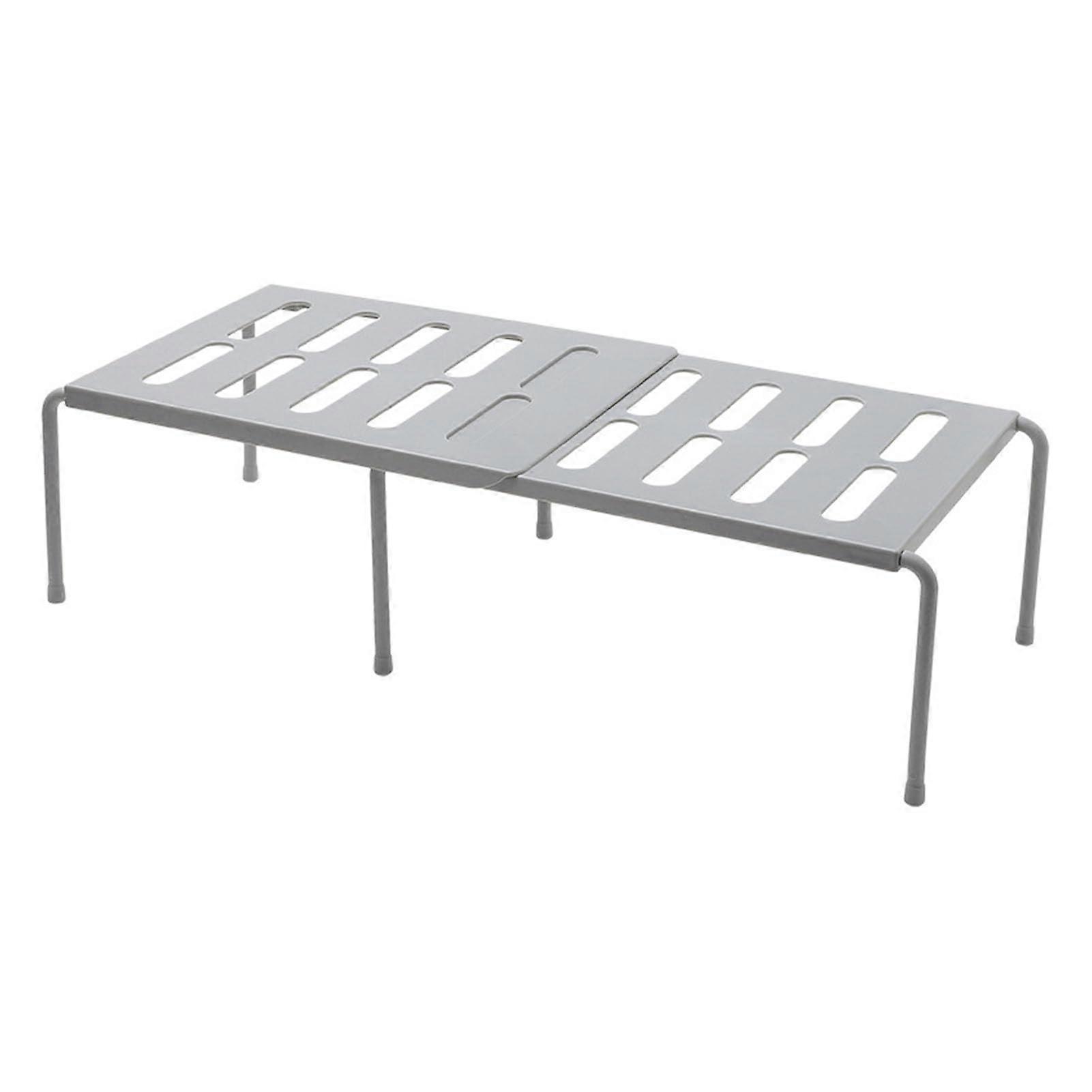 Expandable Kitchen Countertop Organizer, Telescopic Spice Rack Kitchen Cabinet Shelf