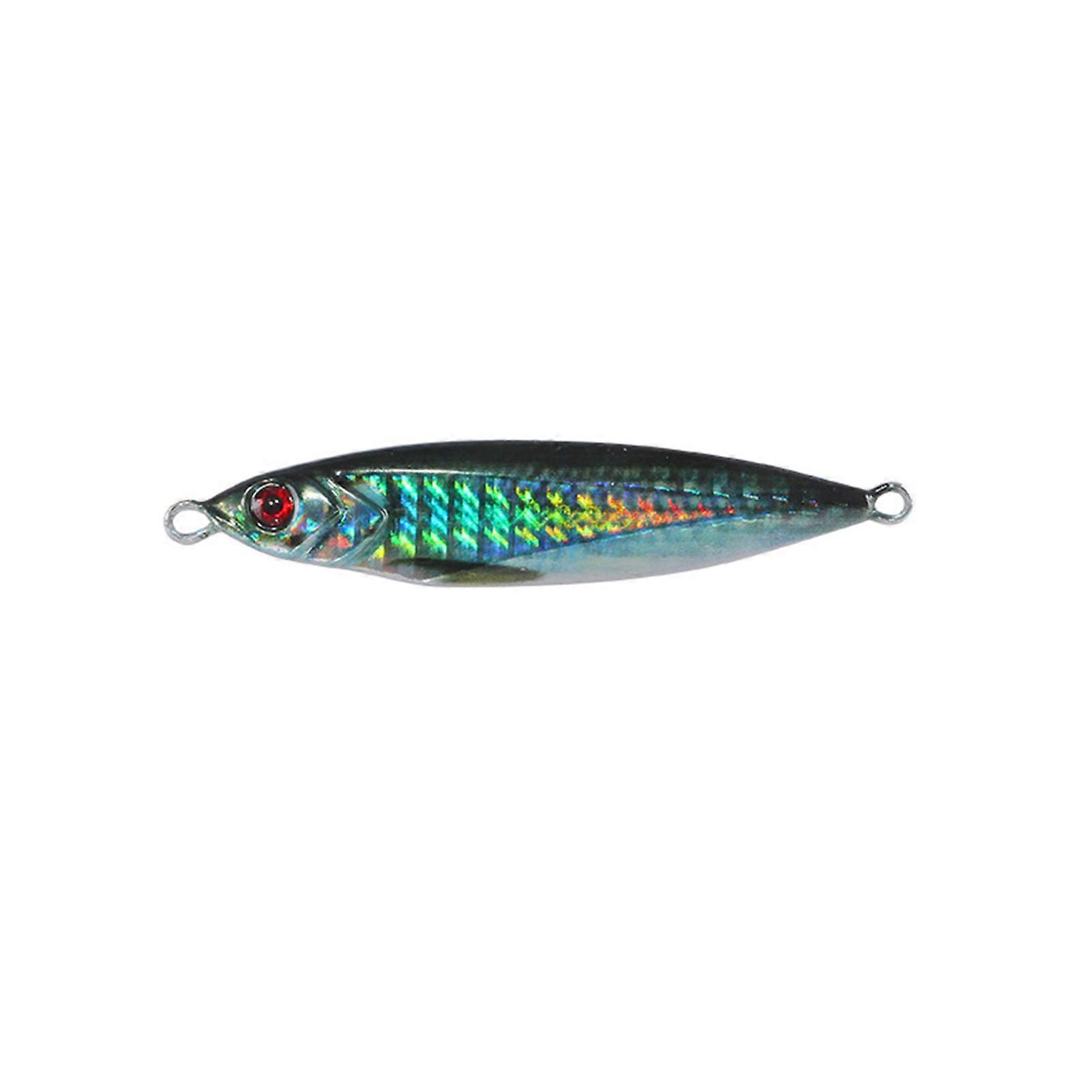 Fishing Spoon Metal Fishing Lure 3D Fish Eye Life-Like Fish Lures for Bass Trout Crappie Salmon