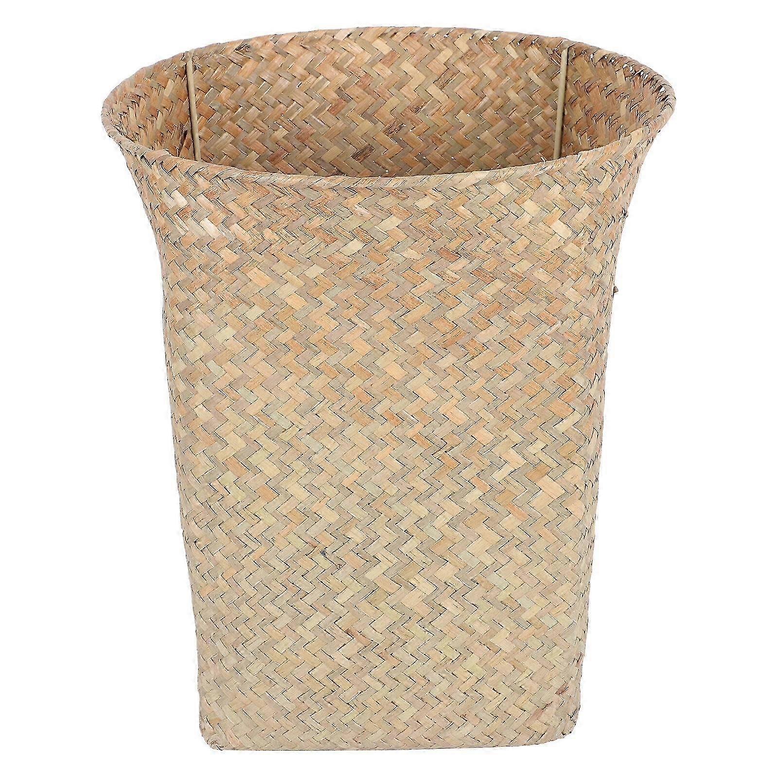 1Pc Decorative Gift Basket Creative Storage Holder Straw Bouquet Container