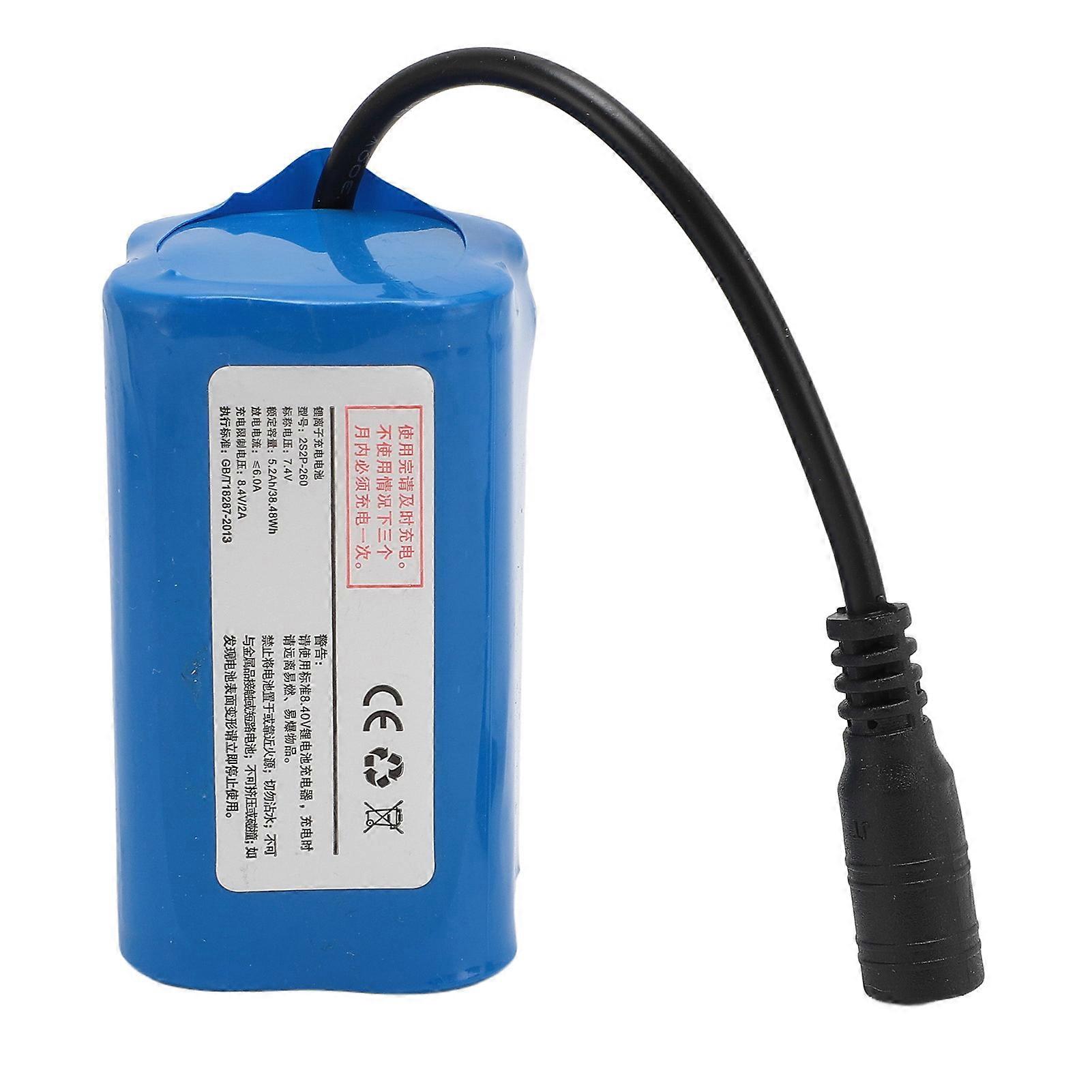 Nest Boat Lithium 5200mah Wiederaufladbare 7,4 V wiederaufladbare RC-Boot-Lithiumbatterie mit großer Kapazität Ersatz