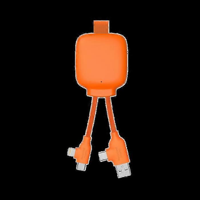 Universal Charging Cable and External Battery 3000 mAh Gamma Lite Orange