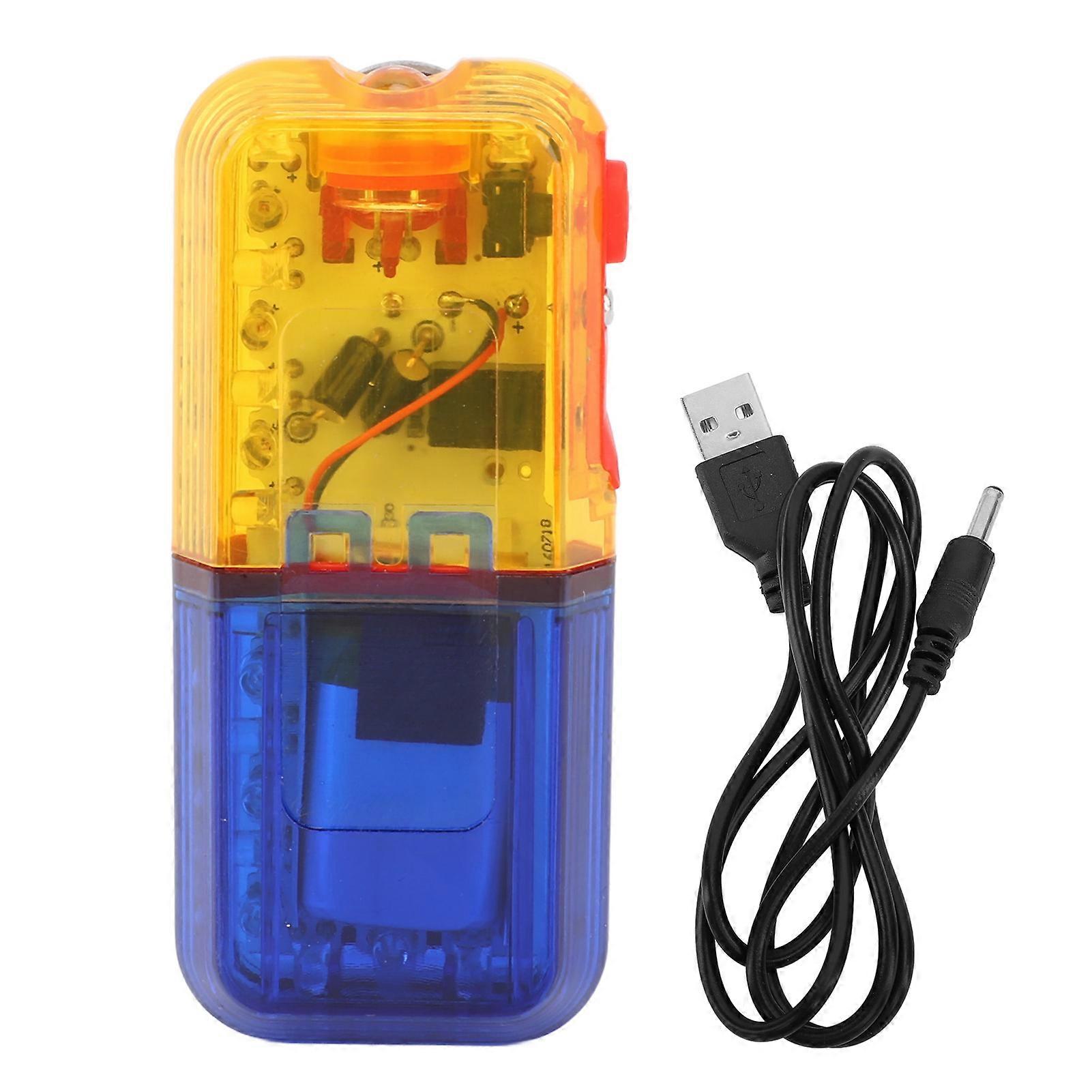 LED Warning Rechargeable High Brightness Clip Shoulder Strobe Light with Gravity Sensor for Night Riding